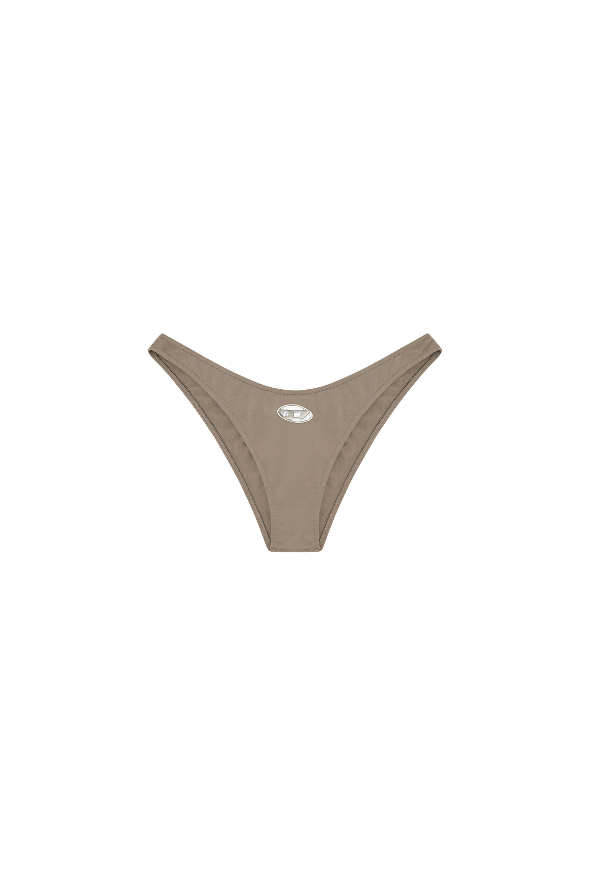 Diesel - PUNCHY-UTLT, Slip in microfibra con logo cut out Donna in Marrone - 2