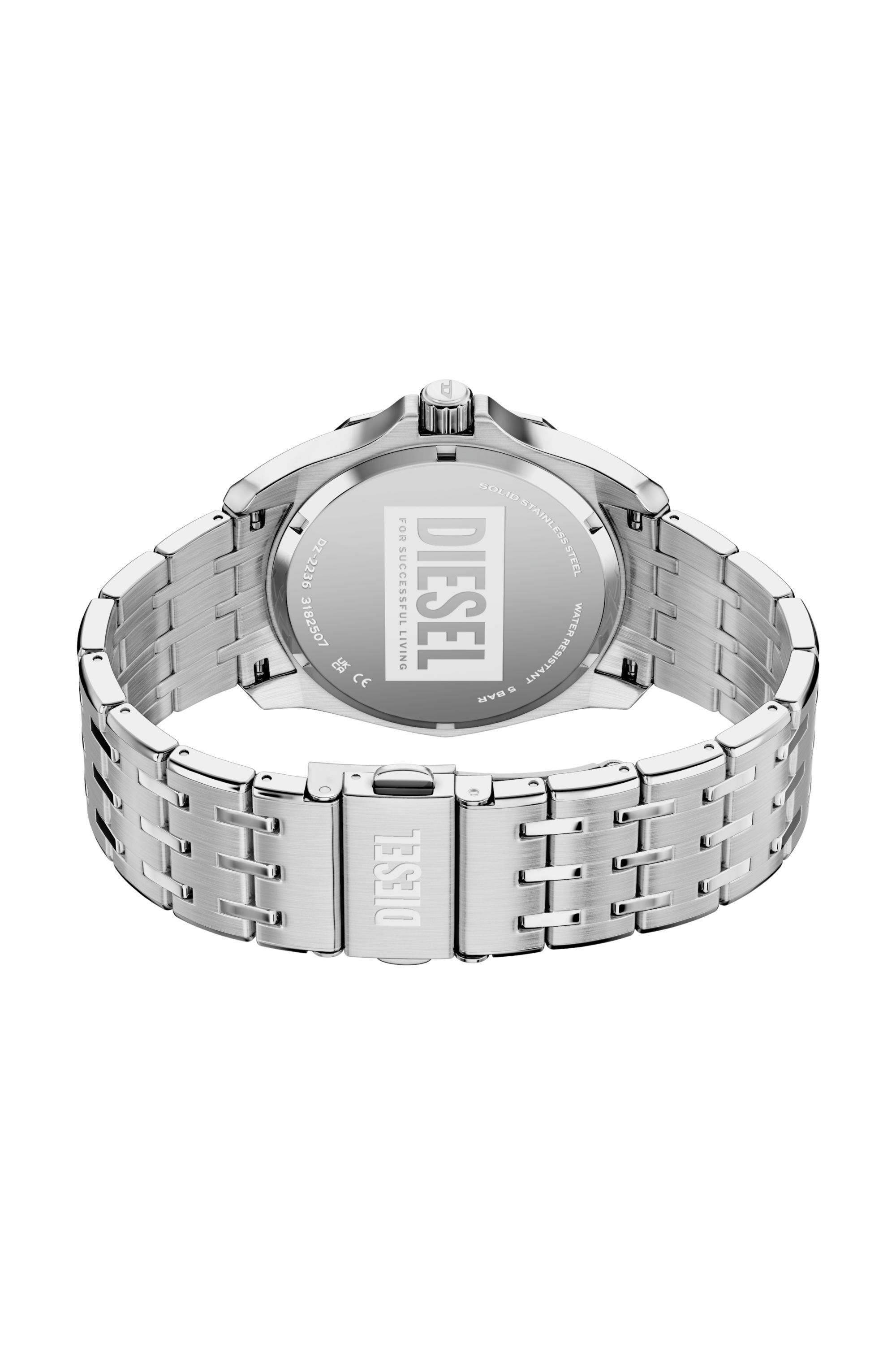 Diesel - DZ2236 WATCH, Herren Stinger Edelstahl-Uhr in Silber - 5
