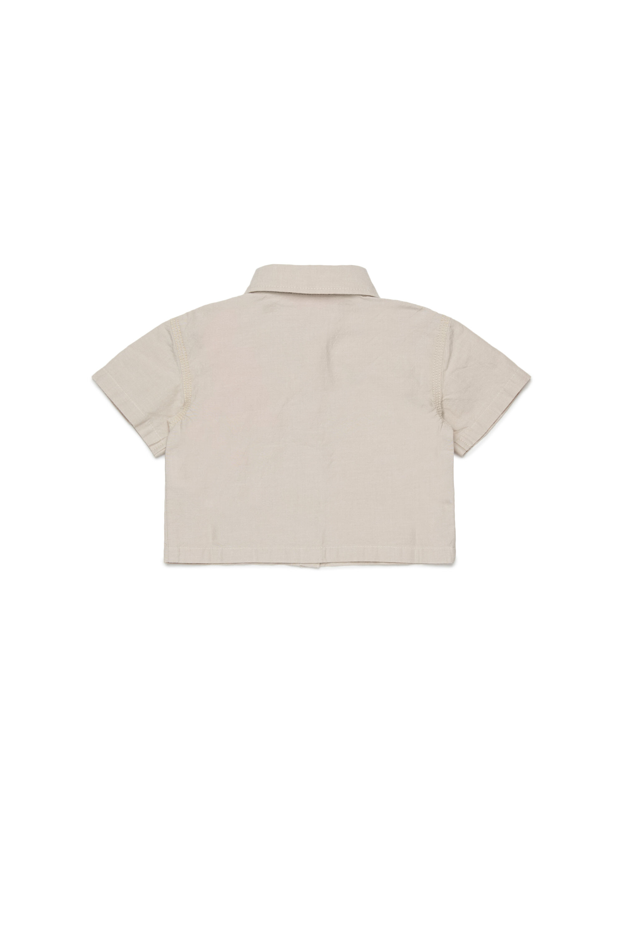 Diesel - COLDYB, Camicetta a maniche corte con taschino con logo Donna in Bianco - 2