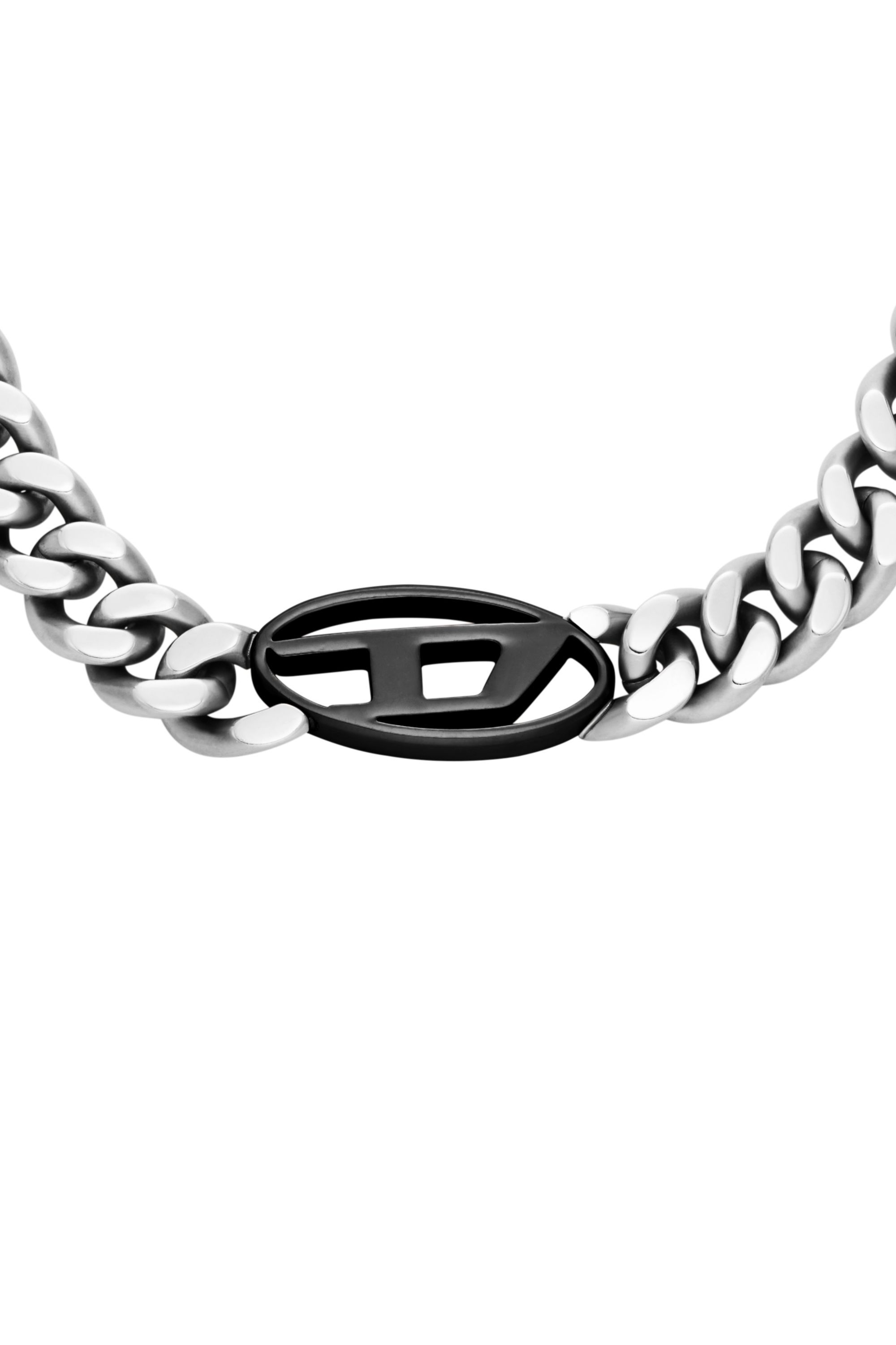 Diesel - DX1635931 JEWELLERY, Collana a catena in acciaio bicolore Unisex in Argento - 2