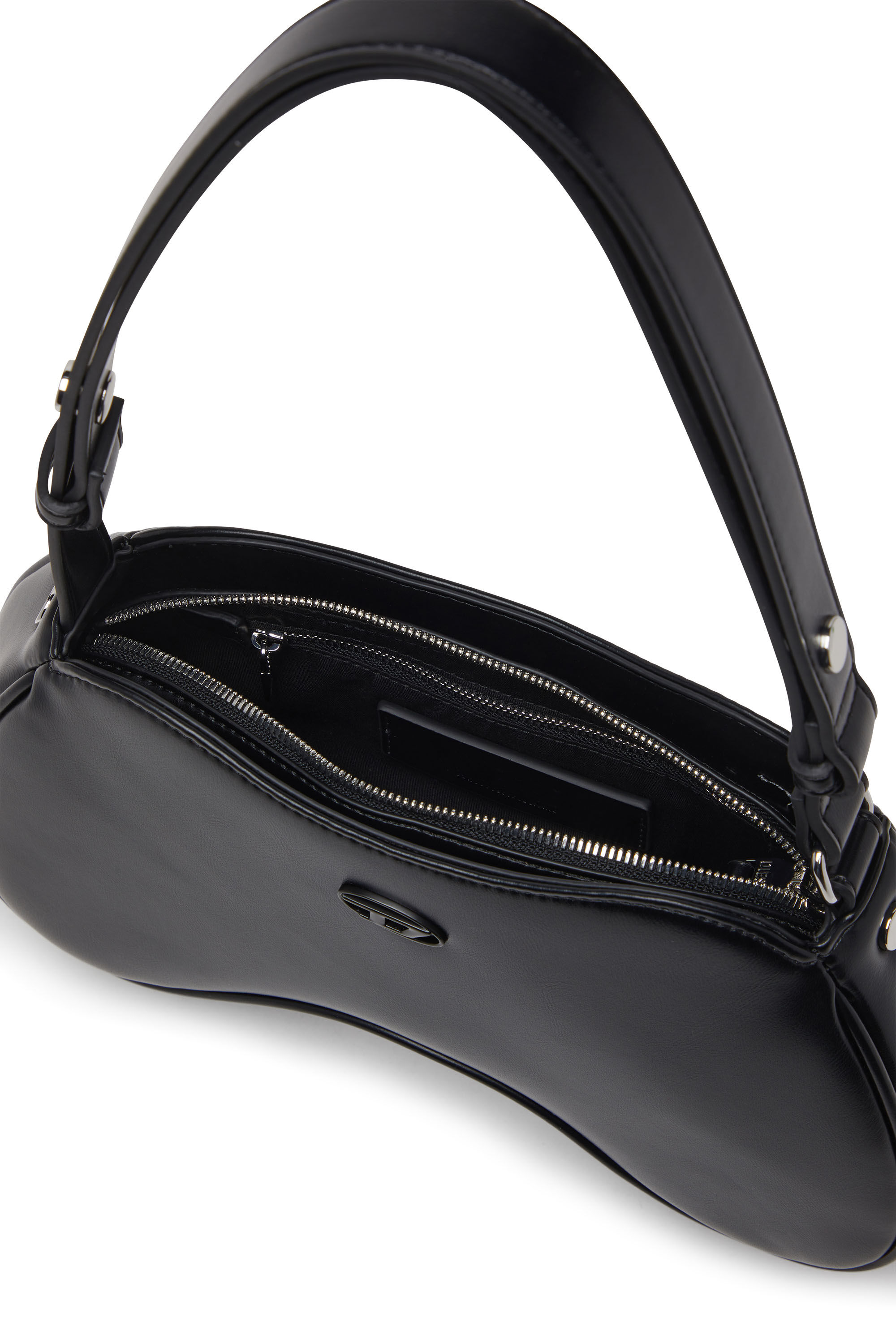 Diesel - PLAY SHOULDER, Play-Borsa a spalla in PU Donna in Nero - 5