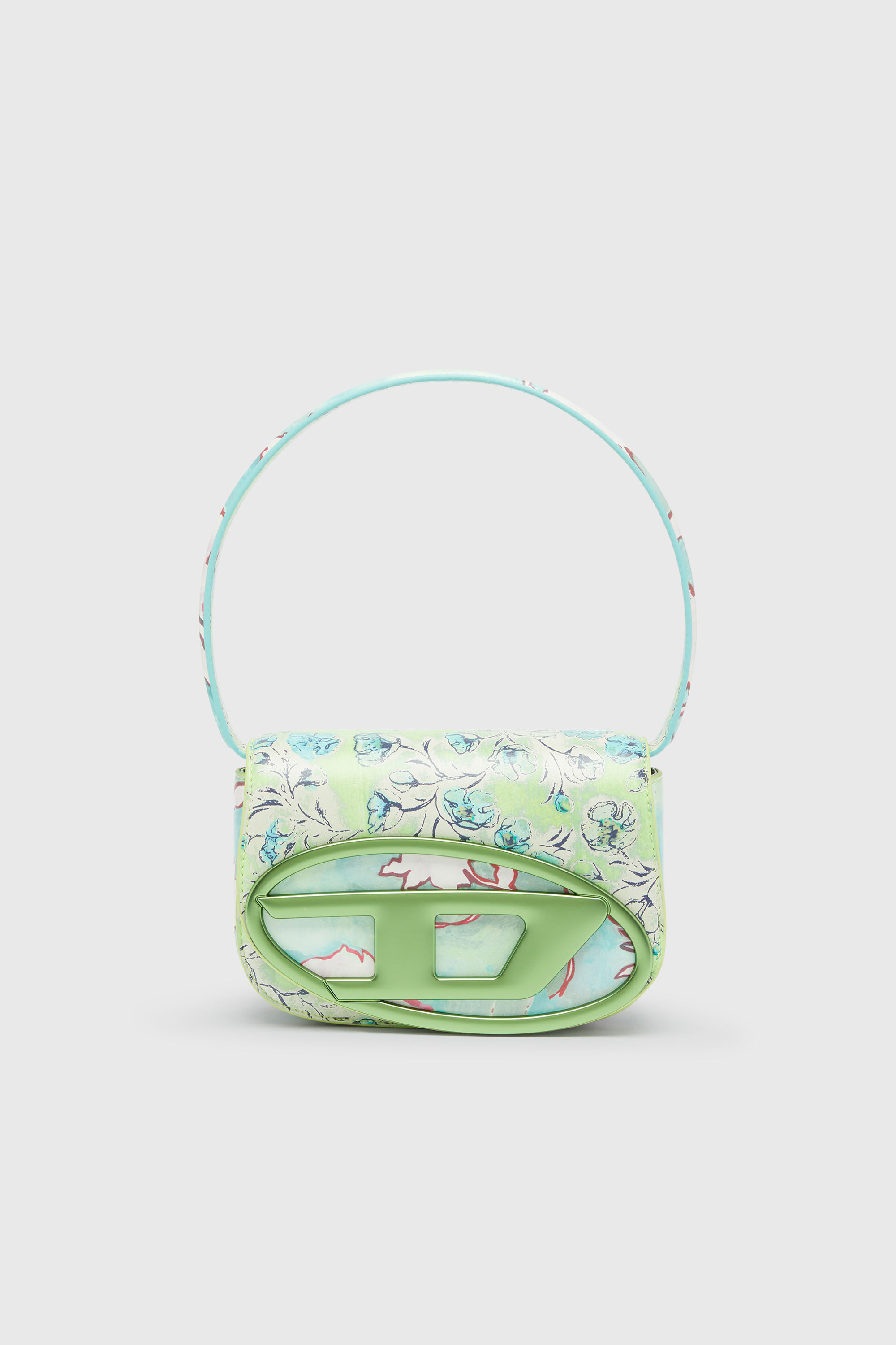 Diesel - 1DR, 1DR-Borsa iconica con stampa floreale Donna in Verde - 1