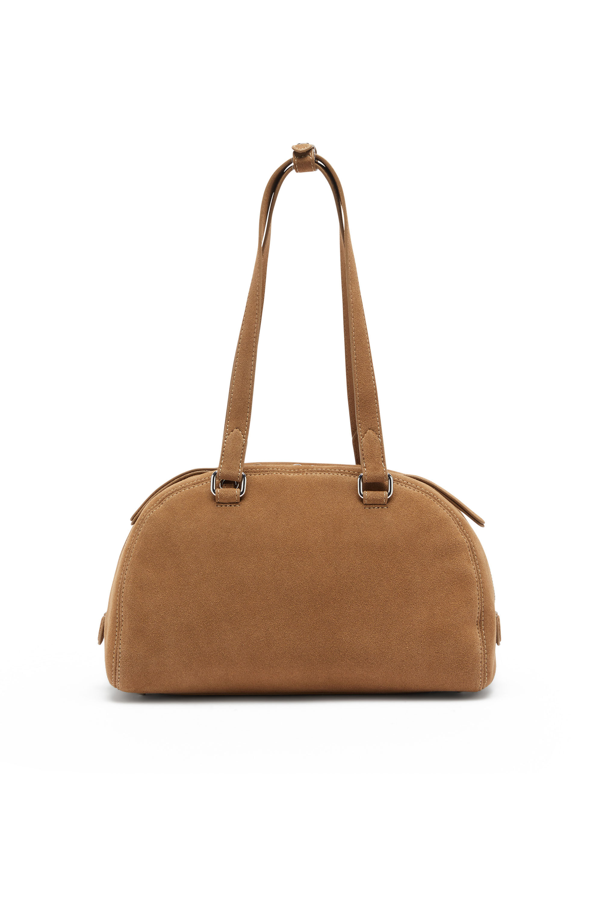 Diesel - 1DR DOME SHOULDER, 1DR Dome-Sac &agrave; &eacute;paule avec logo Oval D Mixte in Beige - 3