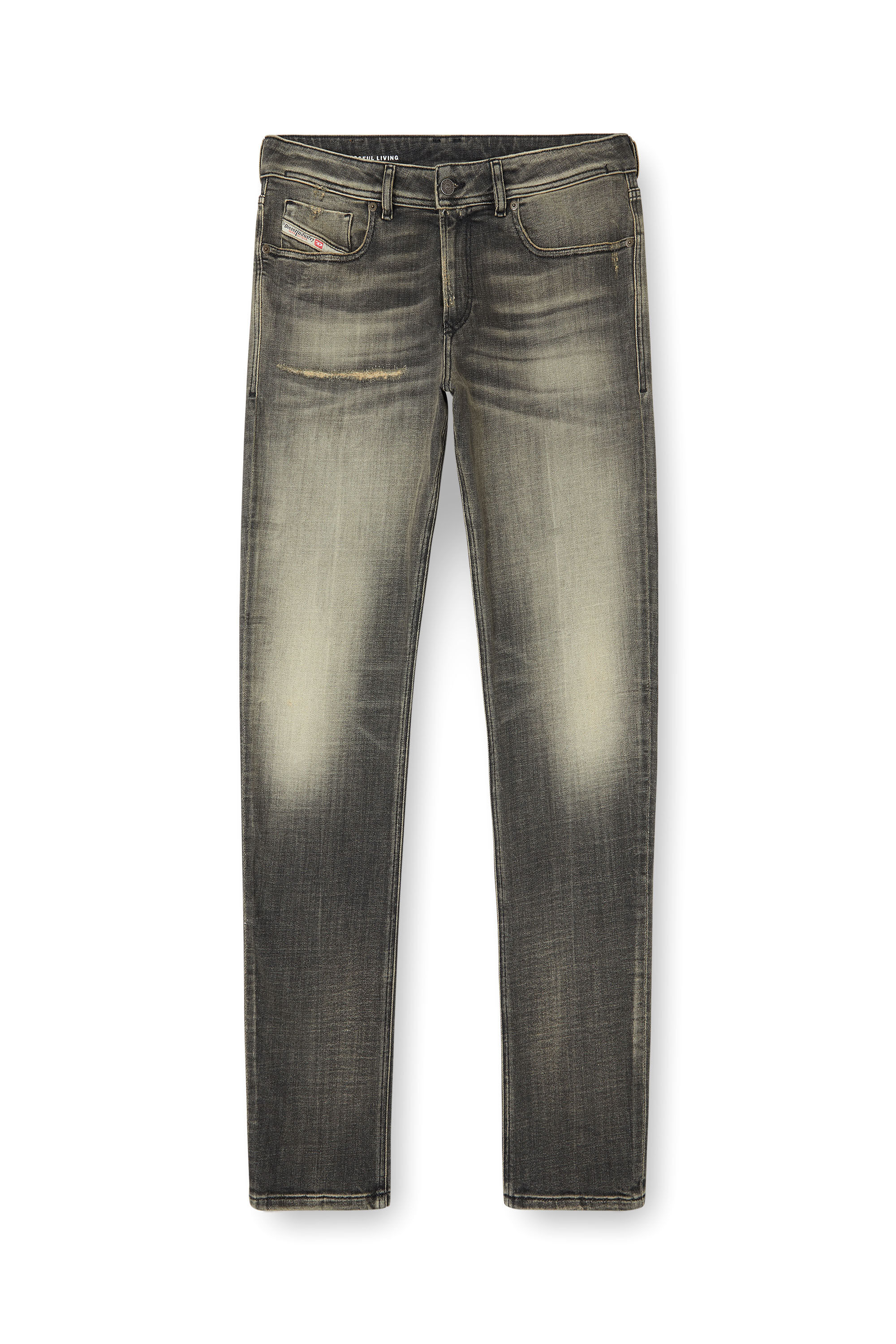 Diesel - Herren Skinny Jeans 1979 Sleenker 09K54, Schwarz/Dunkelgrau - 2