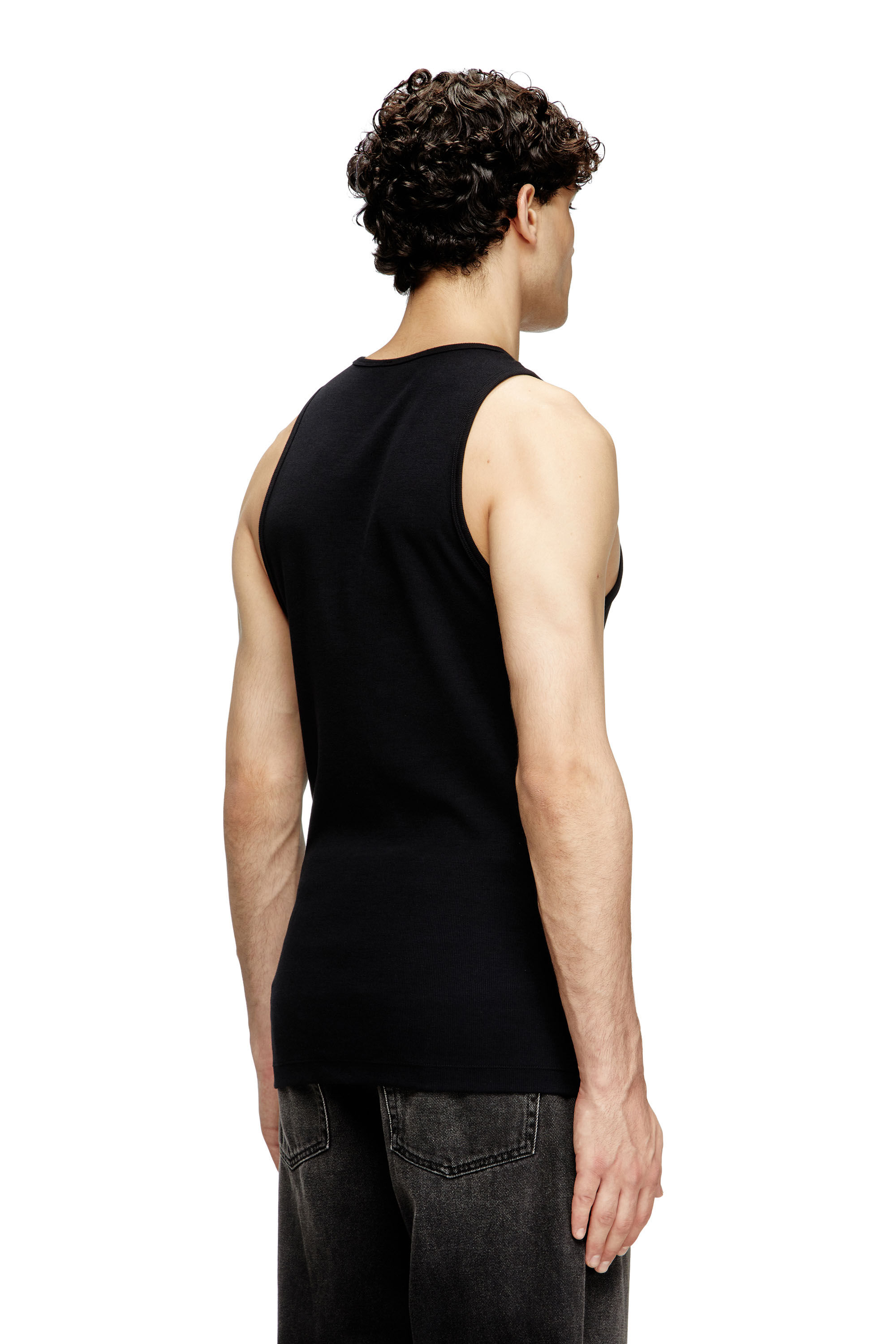 Diesel - T-LIFTY-D, Canotta con mini logo D applicato Uomo in Nero - 4