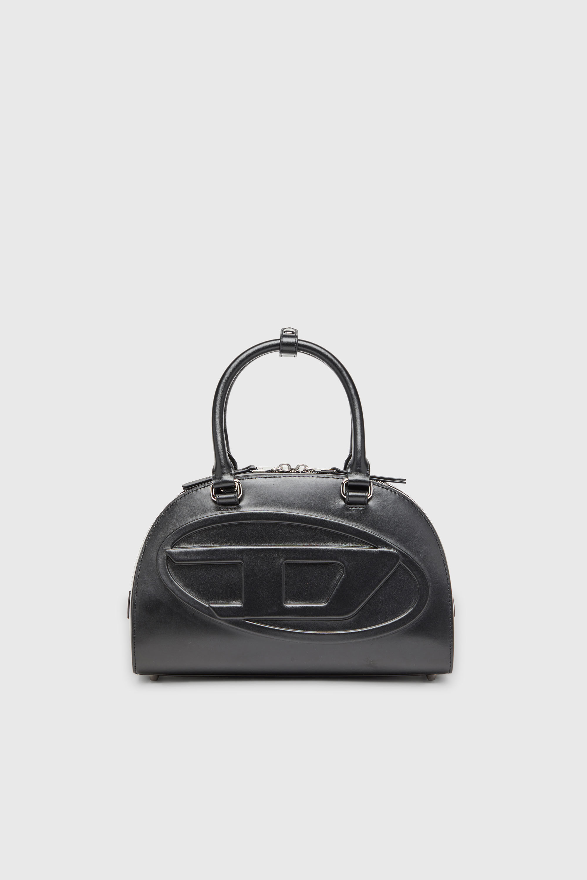 Diesel - 1DR DOME TOP HANDLE, 1DR Dome-Sac bowling en cuir Femme in Noir - 2