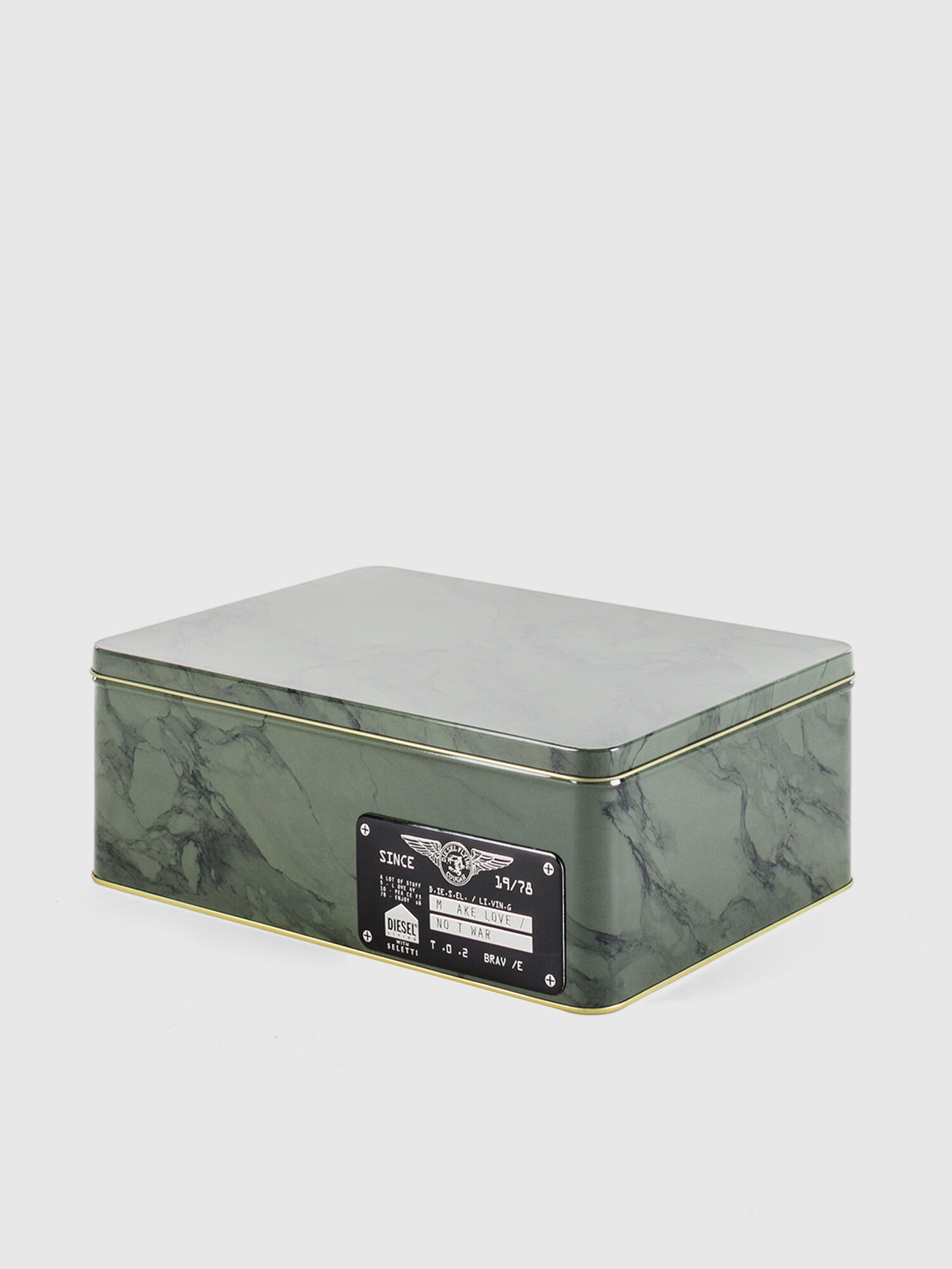 Diesel - 11101 SURVIVAL, Unisex Olivgrüne Metallbox mit Deckel in Armeegrün - 3