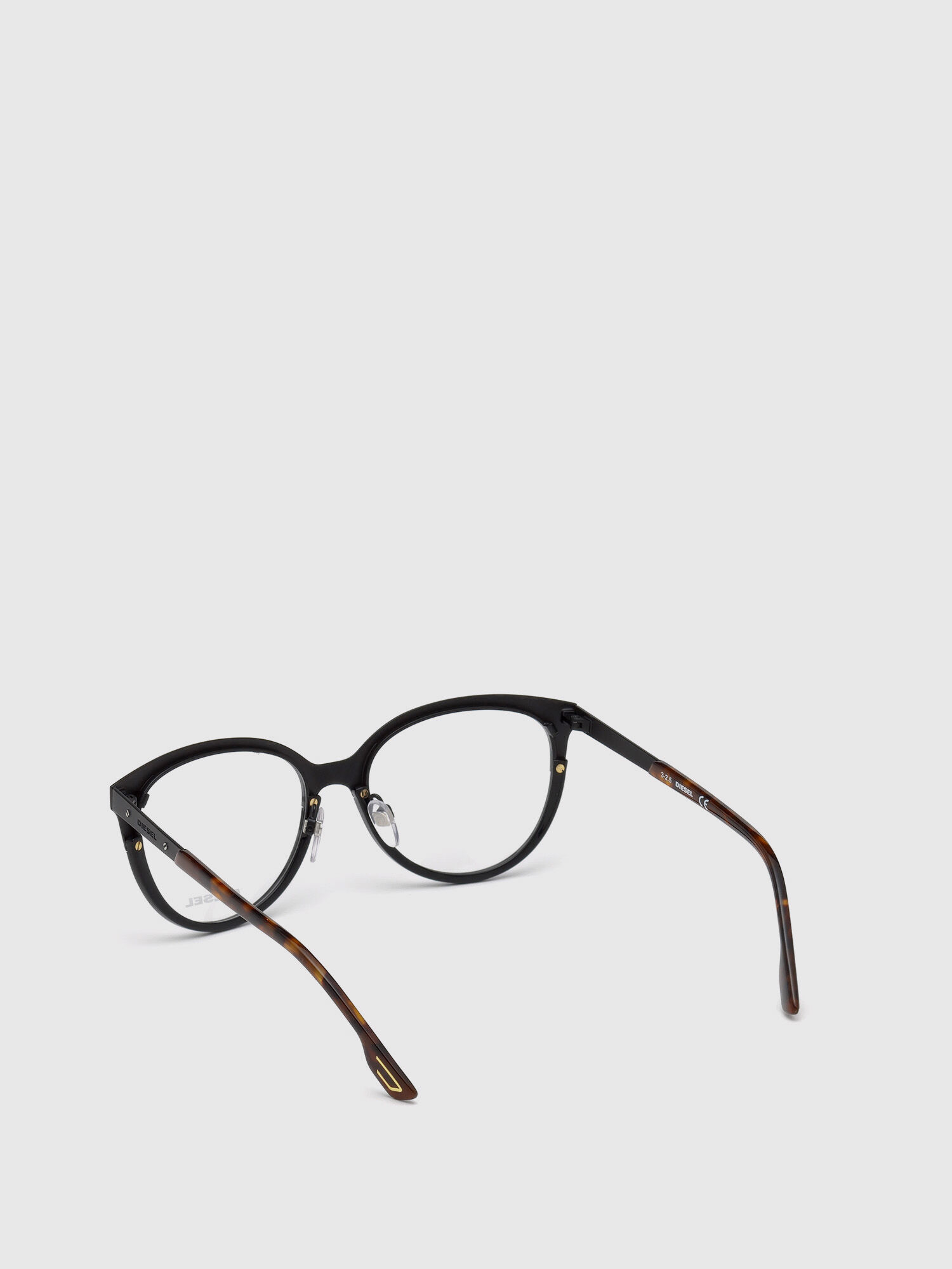 Diesel - DL5217, Damen Acetatbrille mit Cat-Eye Form in Schwarz - 2