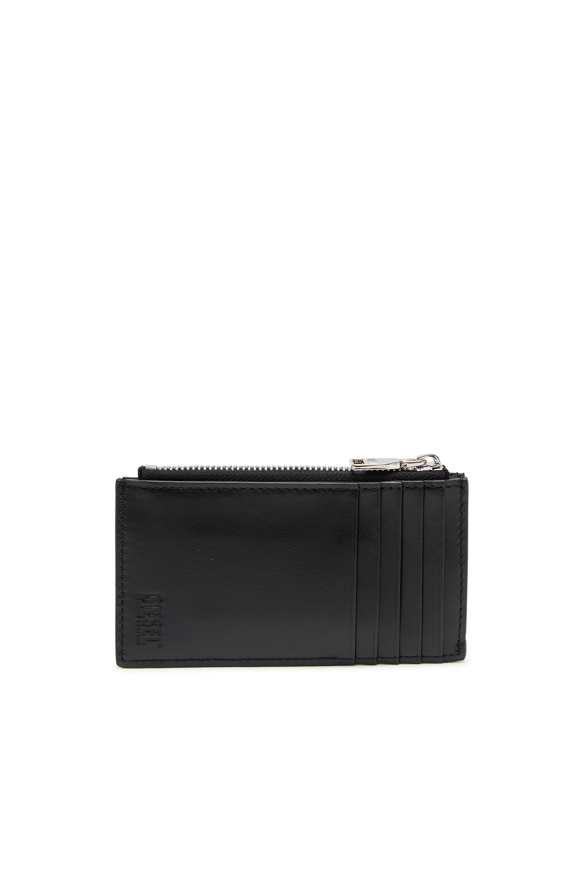 Diesel - PLAY CARD HOLDER III, Damen Kartenetui aus glänzendem Leder in Schwarz - 2
