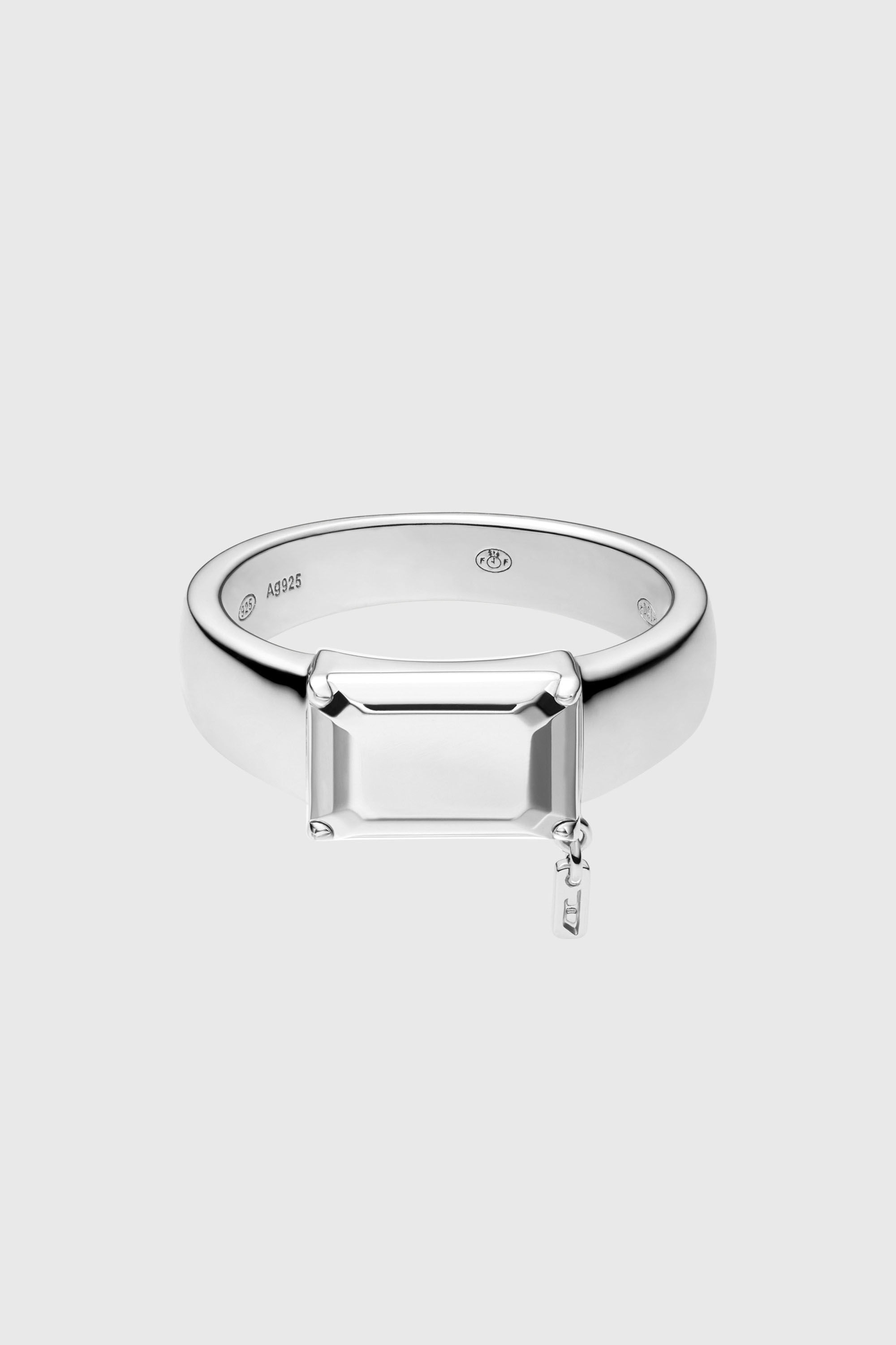 Diesel - DL1365040 STERLING SILVER JEWEL, Anello in argento sterling Unisex in Argento - 2