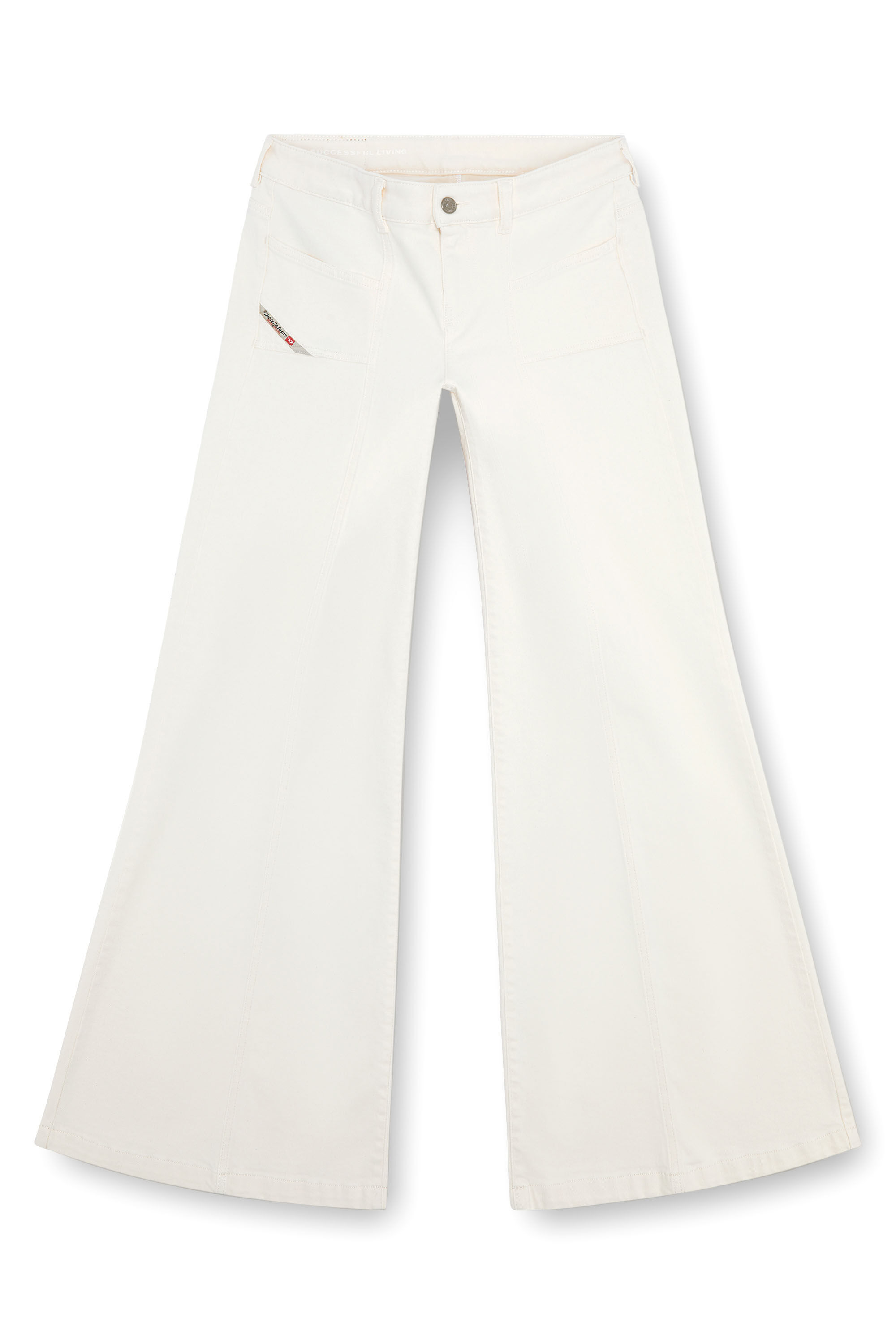 Diesel - Donna Bootcut and Flare Jeans D-Akii 09J68, Bianco - Image 2