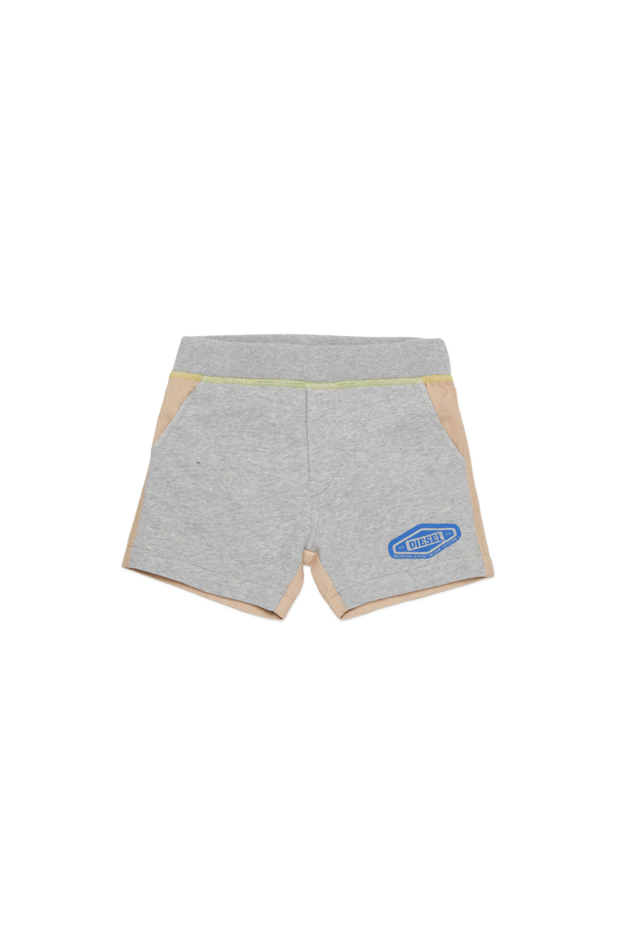 Diesel - POLFIB, Herren Shorts aus Jersey und Gabardine in Grau - 1