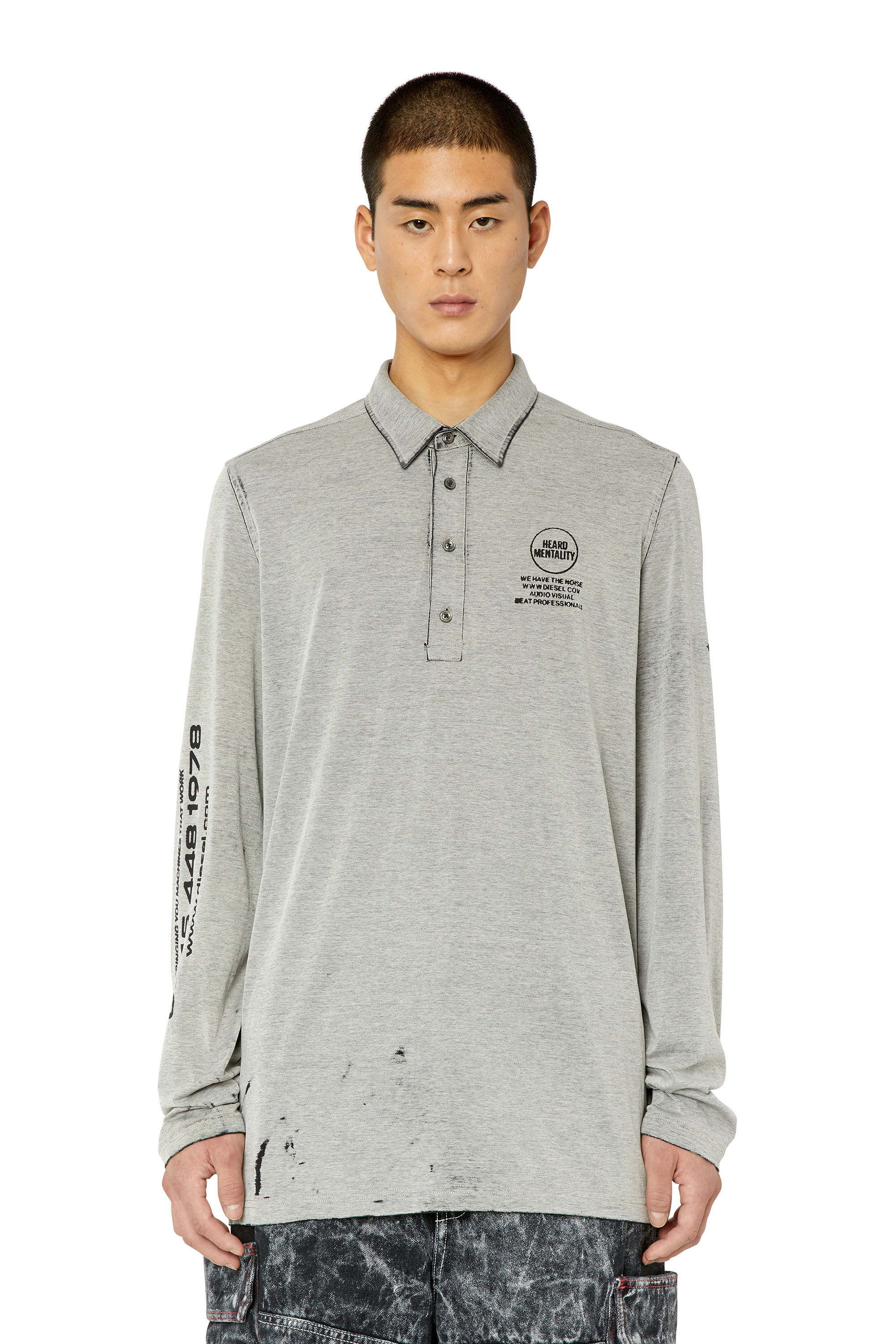Diesel - S-HIRT, Grey - Image 3