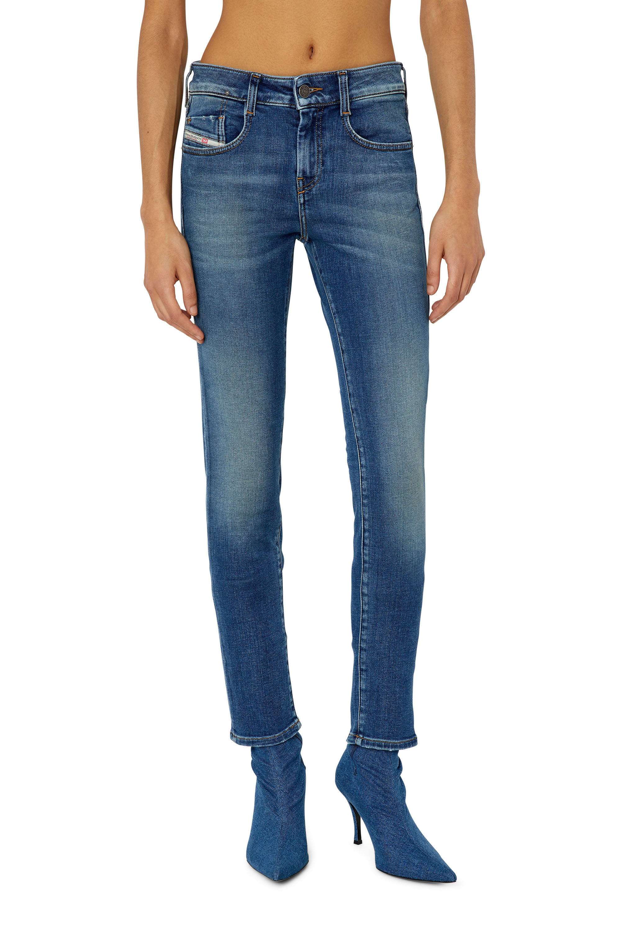 Diesel - D-Ollies JoggJeans® 068CX Slim, Mittelblau - Image 3