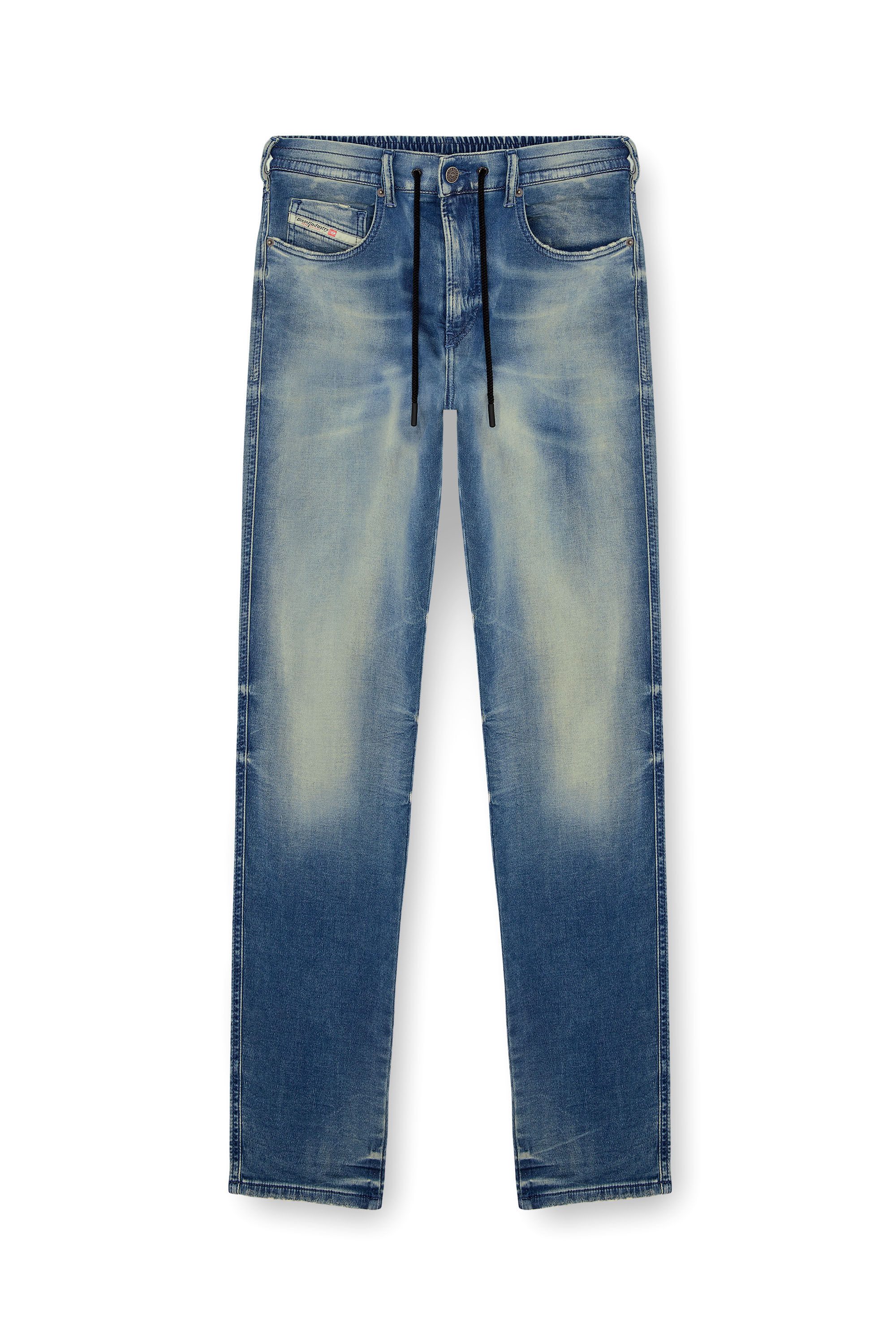 Diesel - Uomo Slim 2060 D-Strukt Joggjeans® 068MG, Blu medio - Image 2