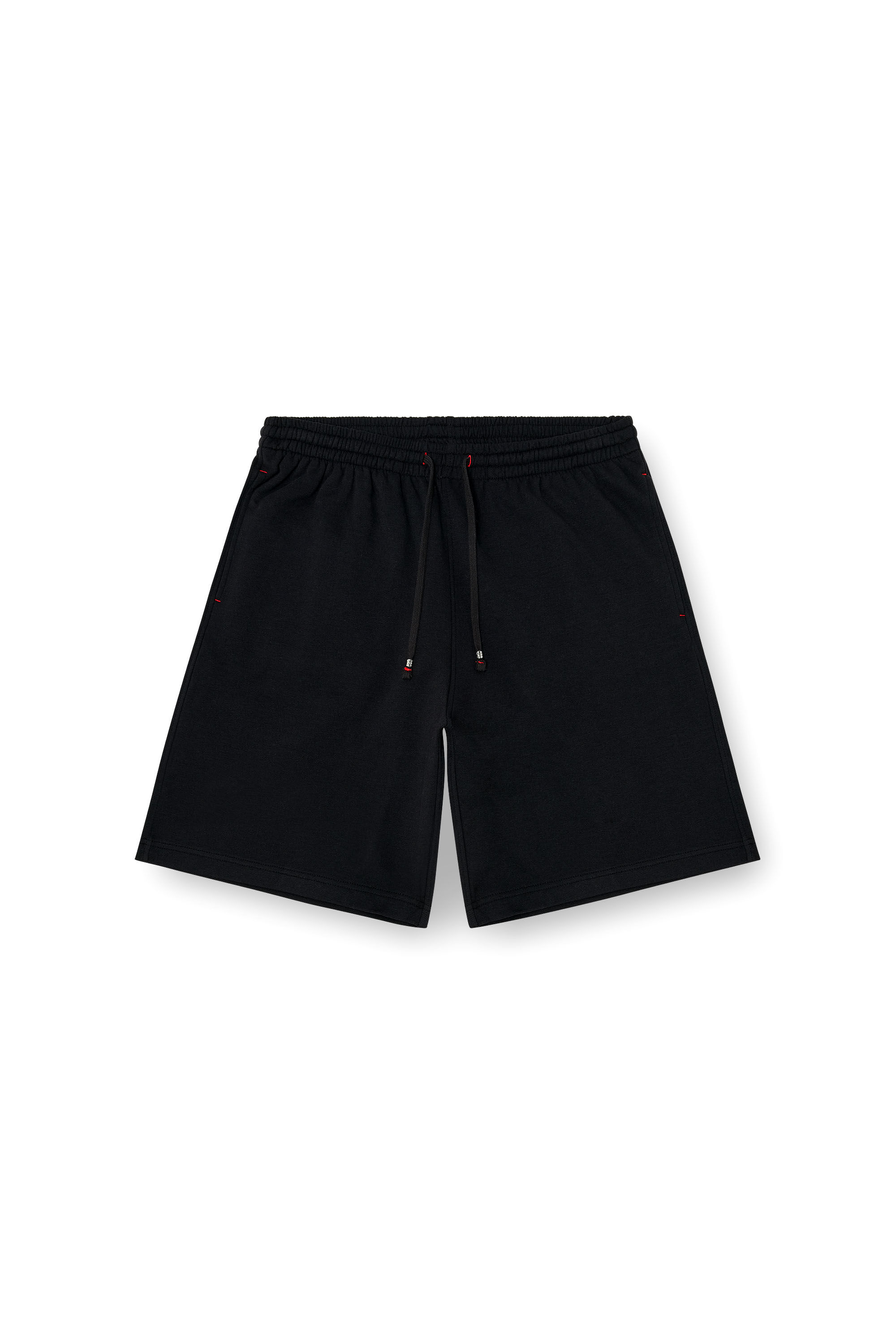Diesel - LUCAS-D-CORE, Shorts in misto cotone smerigliato Uomo in Nero - 4