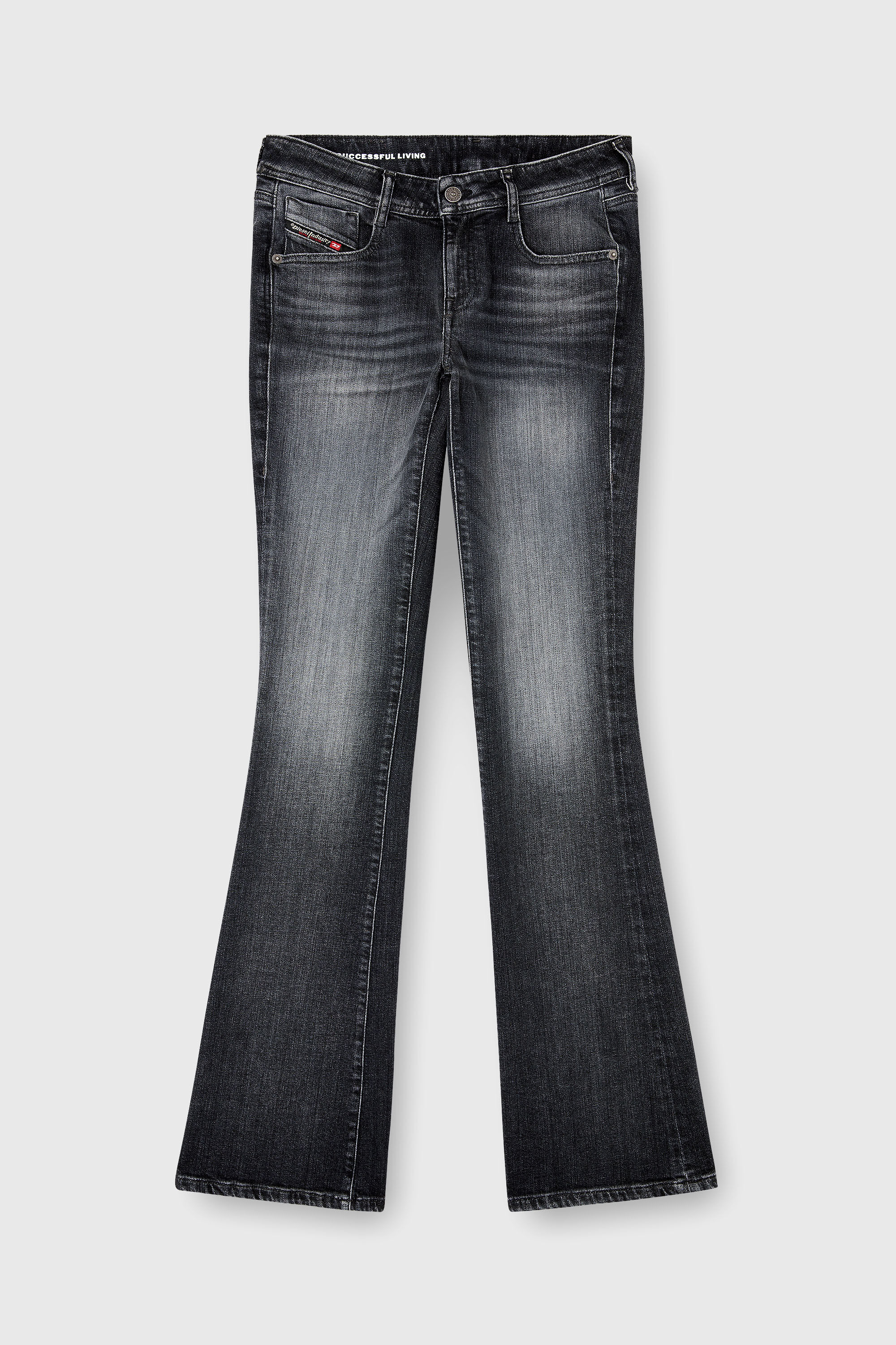 Diesel - Bootcut Jeans 1969 D-Ebbey 09L98 Donna, Nero/Grigio scuro - Image 6