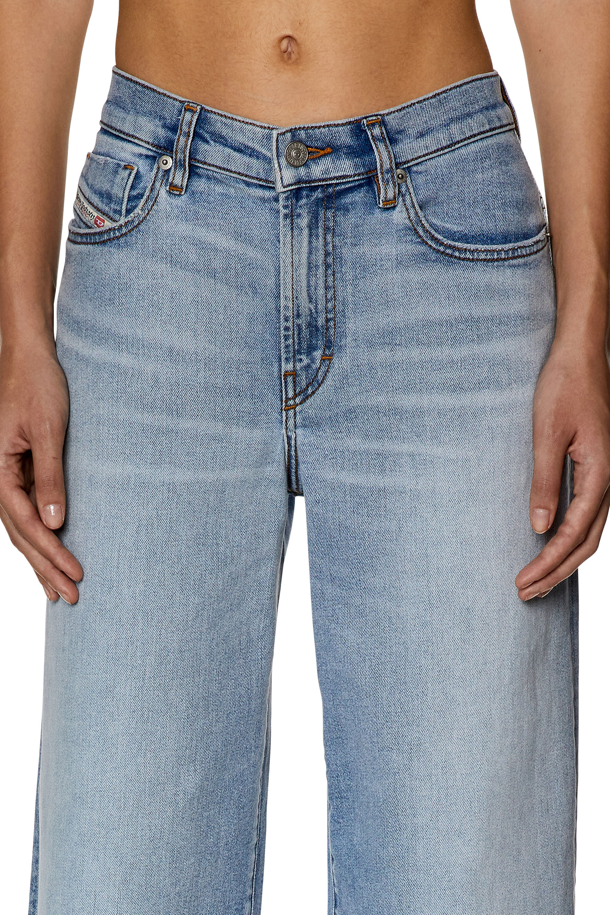 Diesel - Bootcut and Flare Jeans 2000 Widee 0AJAT, Bleu Clair - Image 5