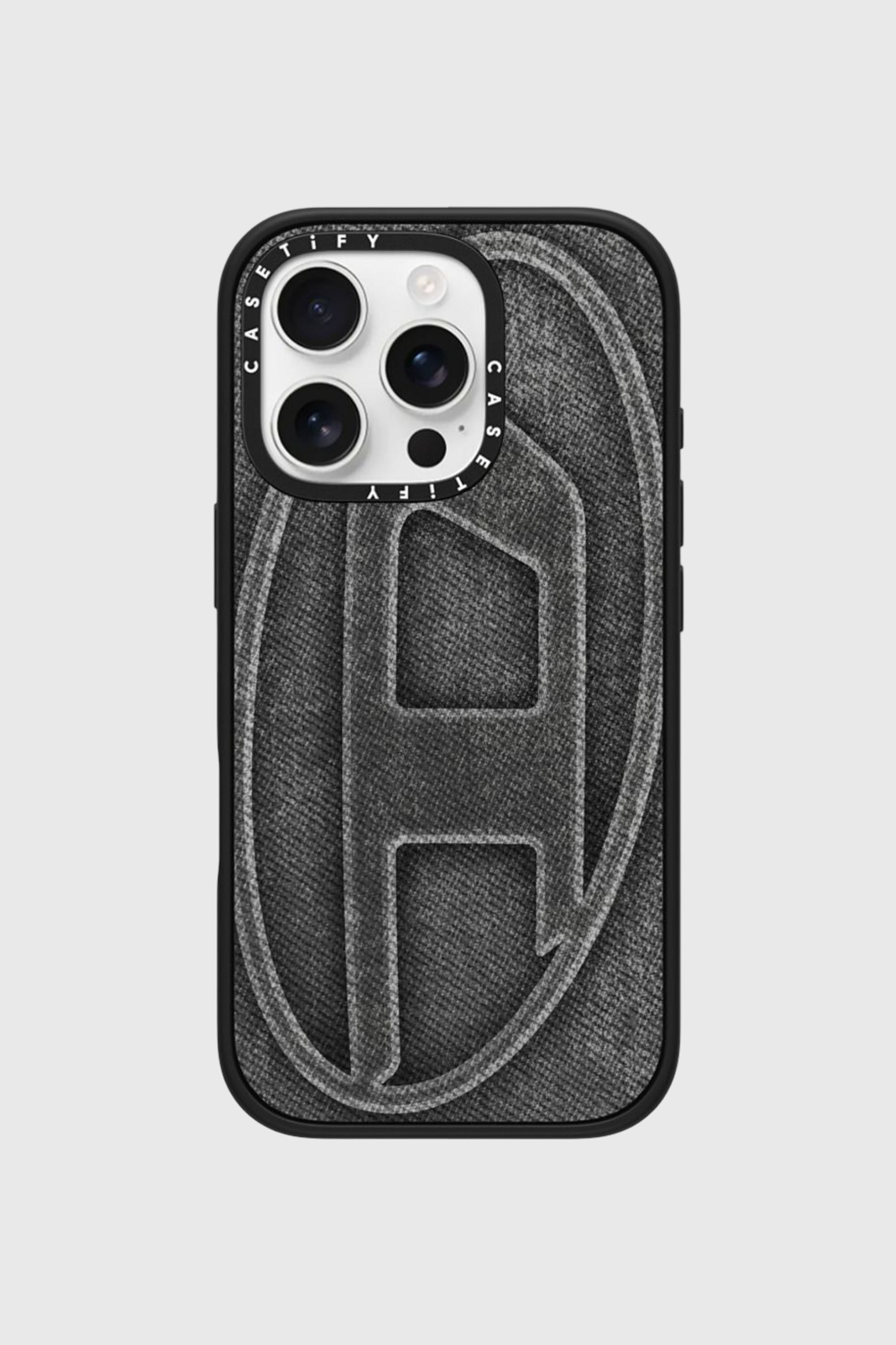 Diesel - 60577 MOULDED CASE, Unisex's Oval D impact case for iPhone 16 Pro in Black - 1