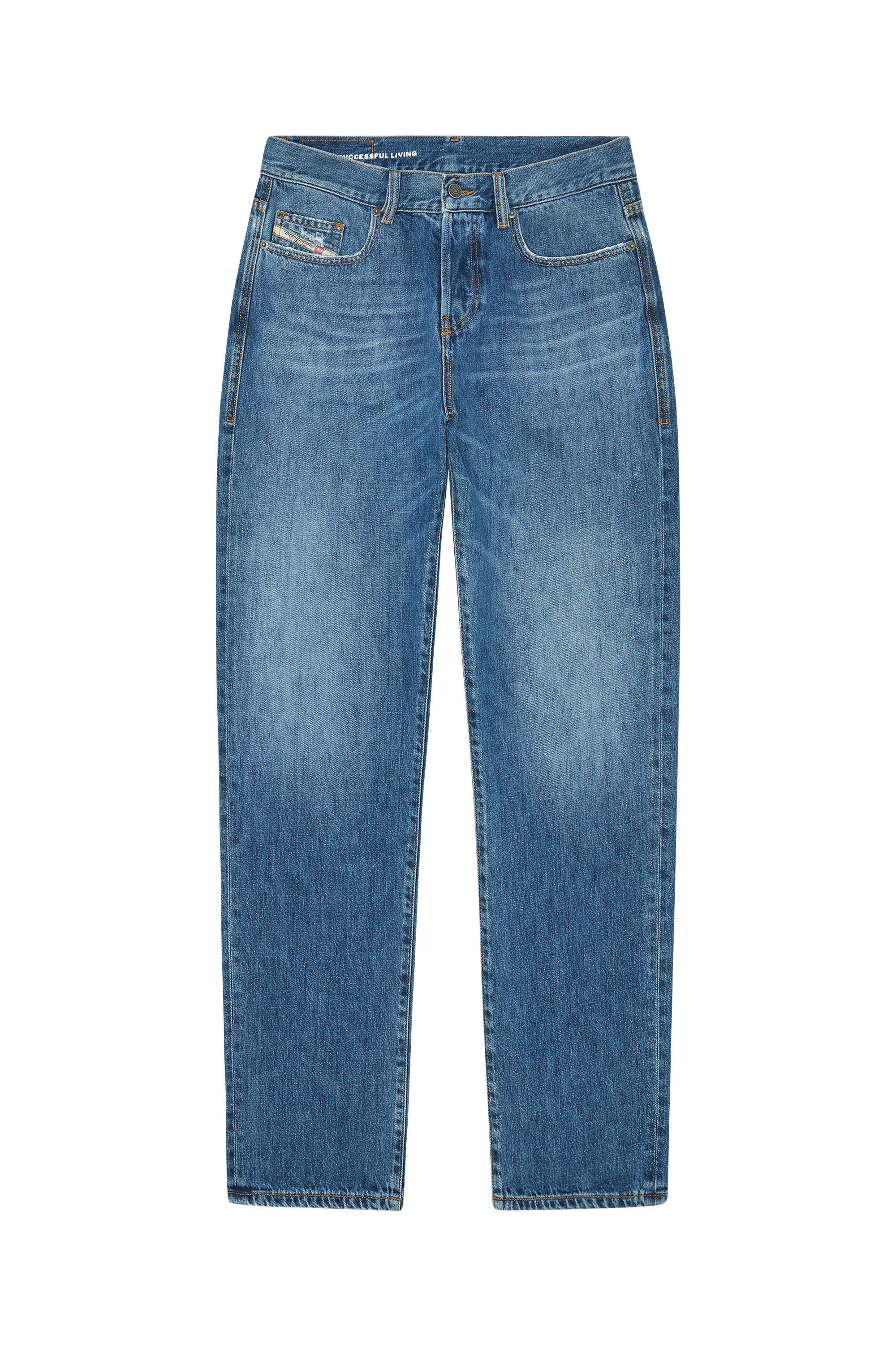 Diesel - Straight Jeans 2020 D-Viker 09F25, Mittelblau - Image 2