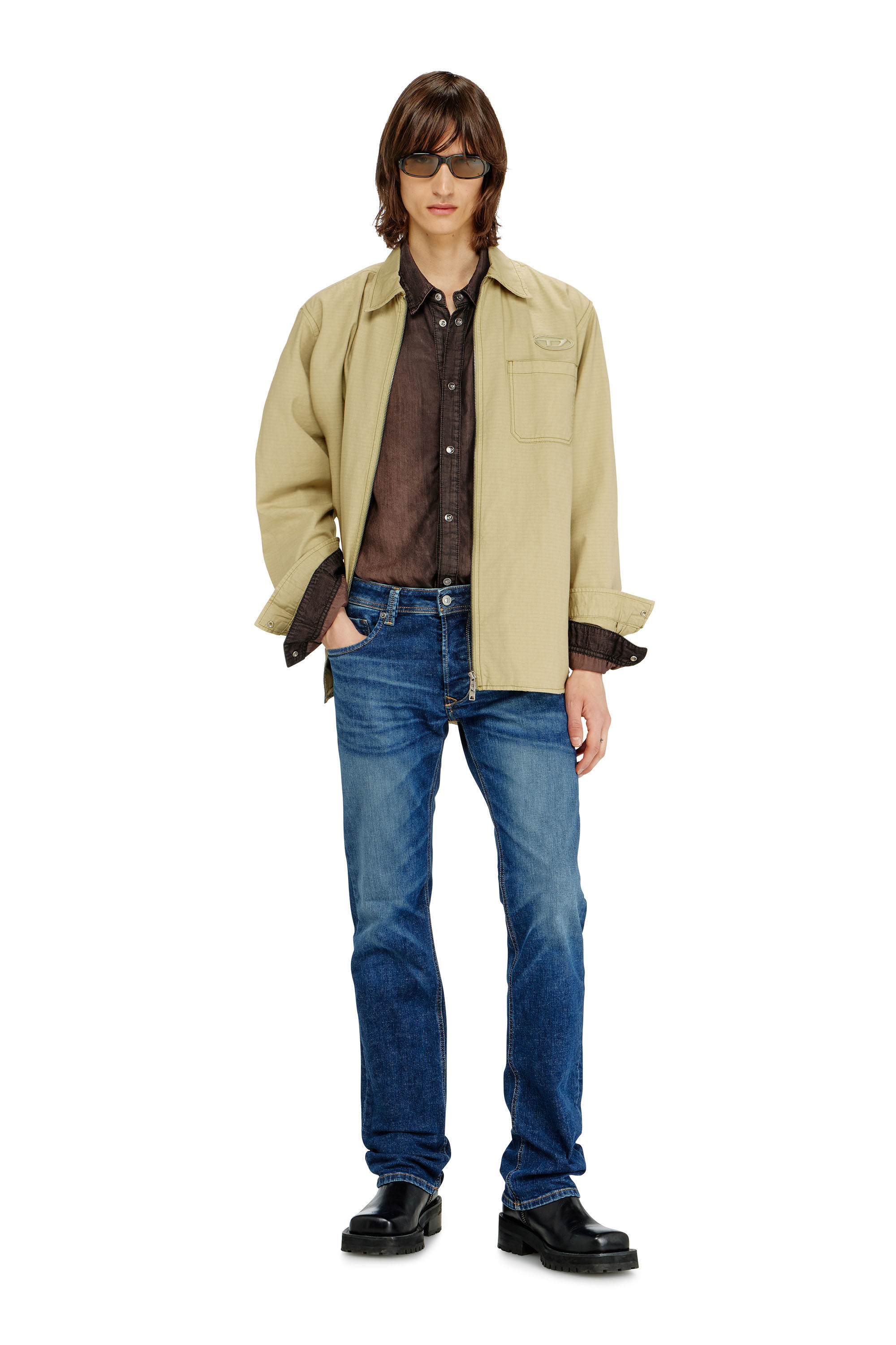 Diesel - Regular Jeans 1985 Larkee 09J47 Uomo, Blu Scuro - Image 2