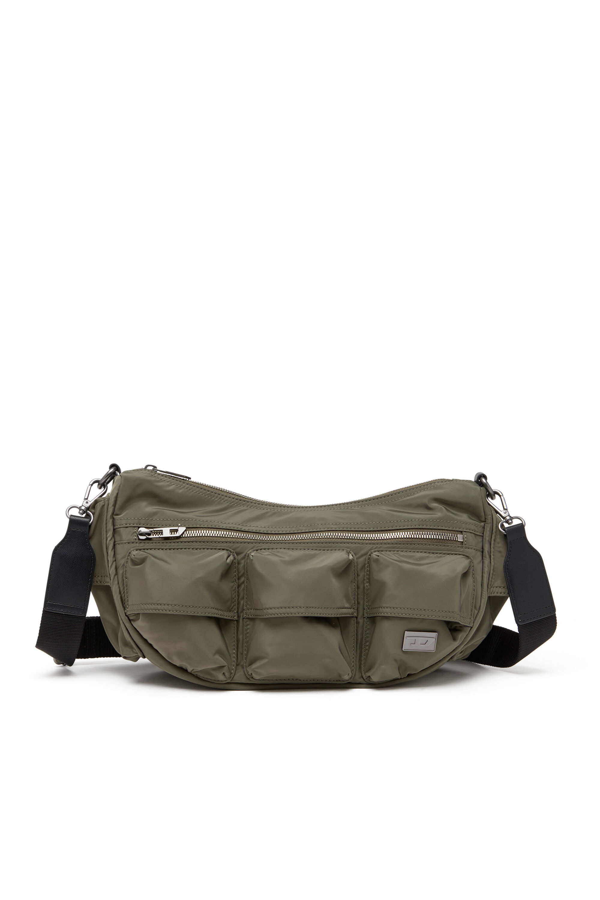 Diesel - MULTI-PKTS SHOULDER BAG X, Unisex Multipocket-Utility-Tasche in Grün - 1