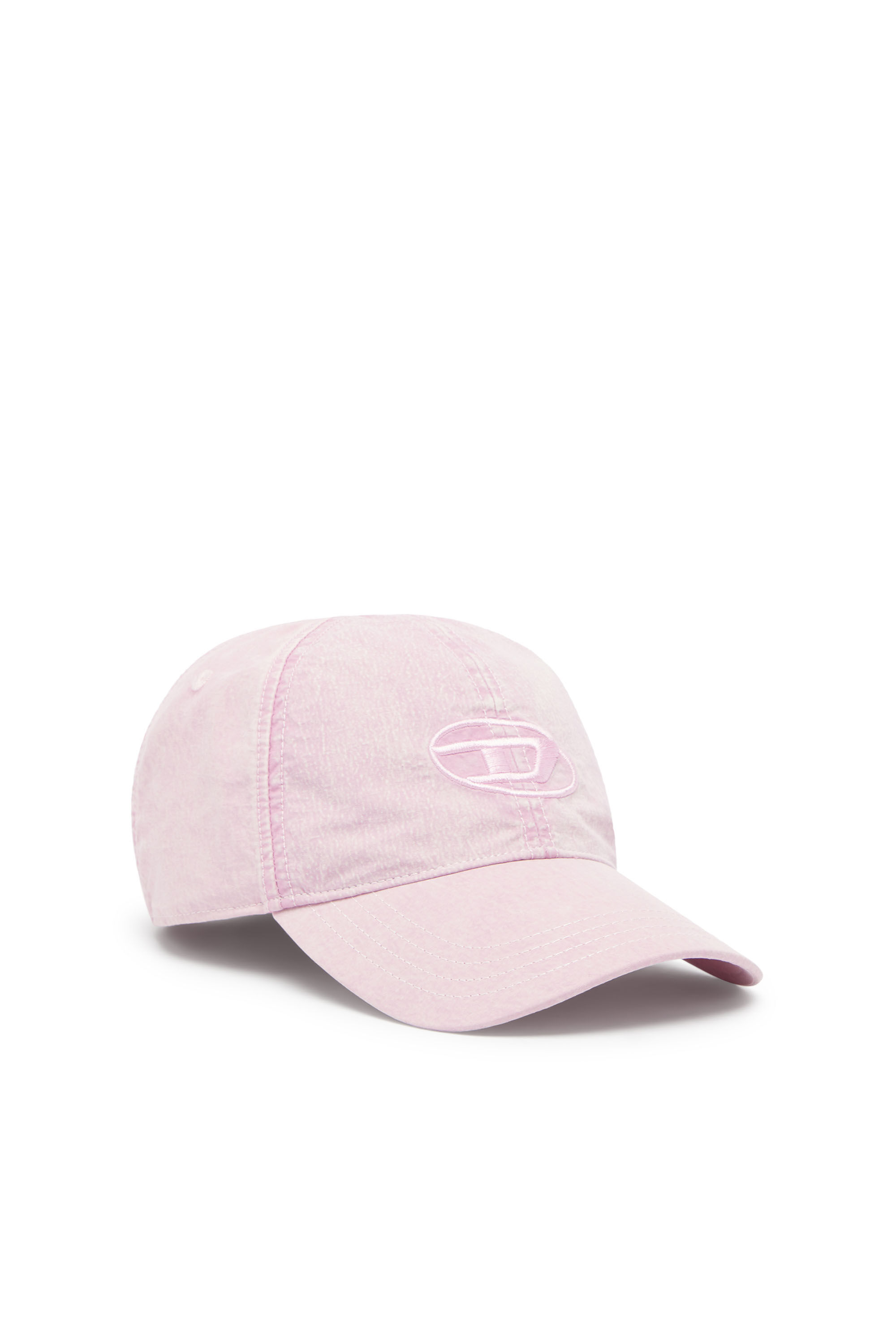 Diesel - C-NYLOFF, Cappellino da baseball con Oval D ricamato Uomo in Rosa - 1
