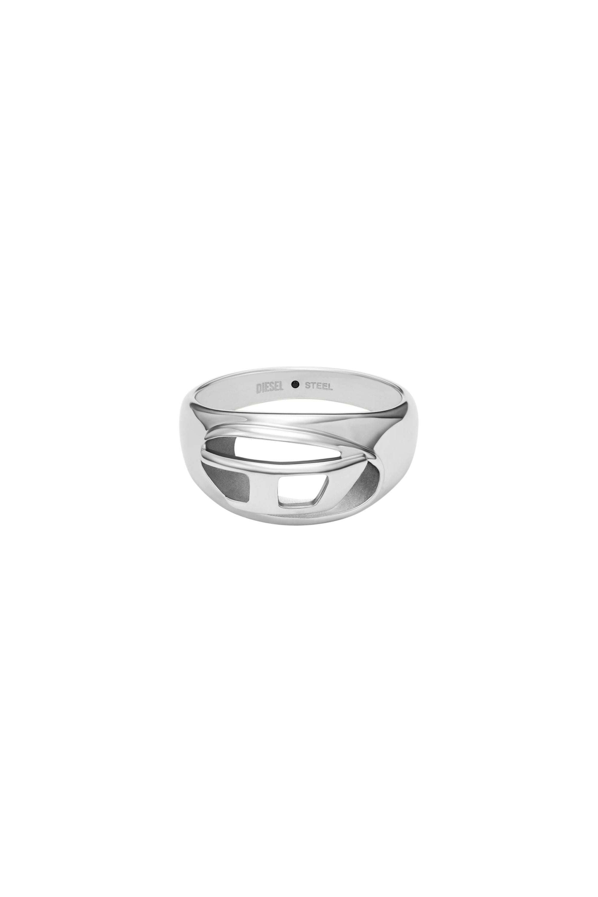 Diesel - DX1715040, Unisex Bandring aus Edelstahl in Silber - 2