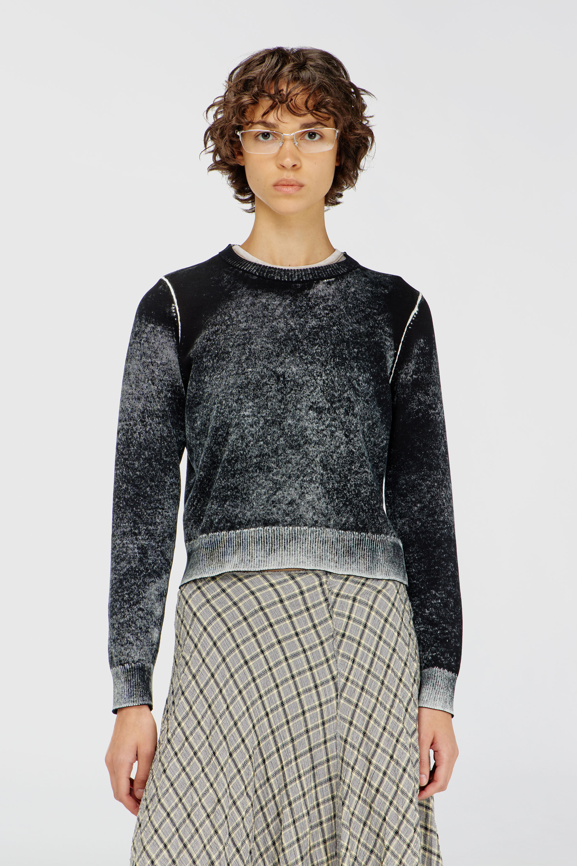 Diesel - M-LOVRE, Maglia con stampa interna sfumata Donna in Multicolor - 3