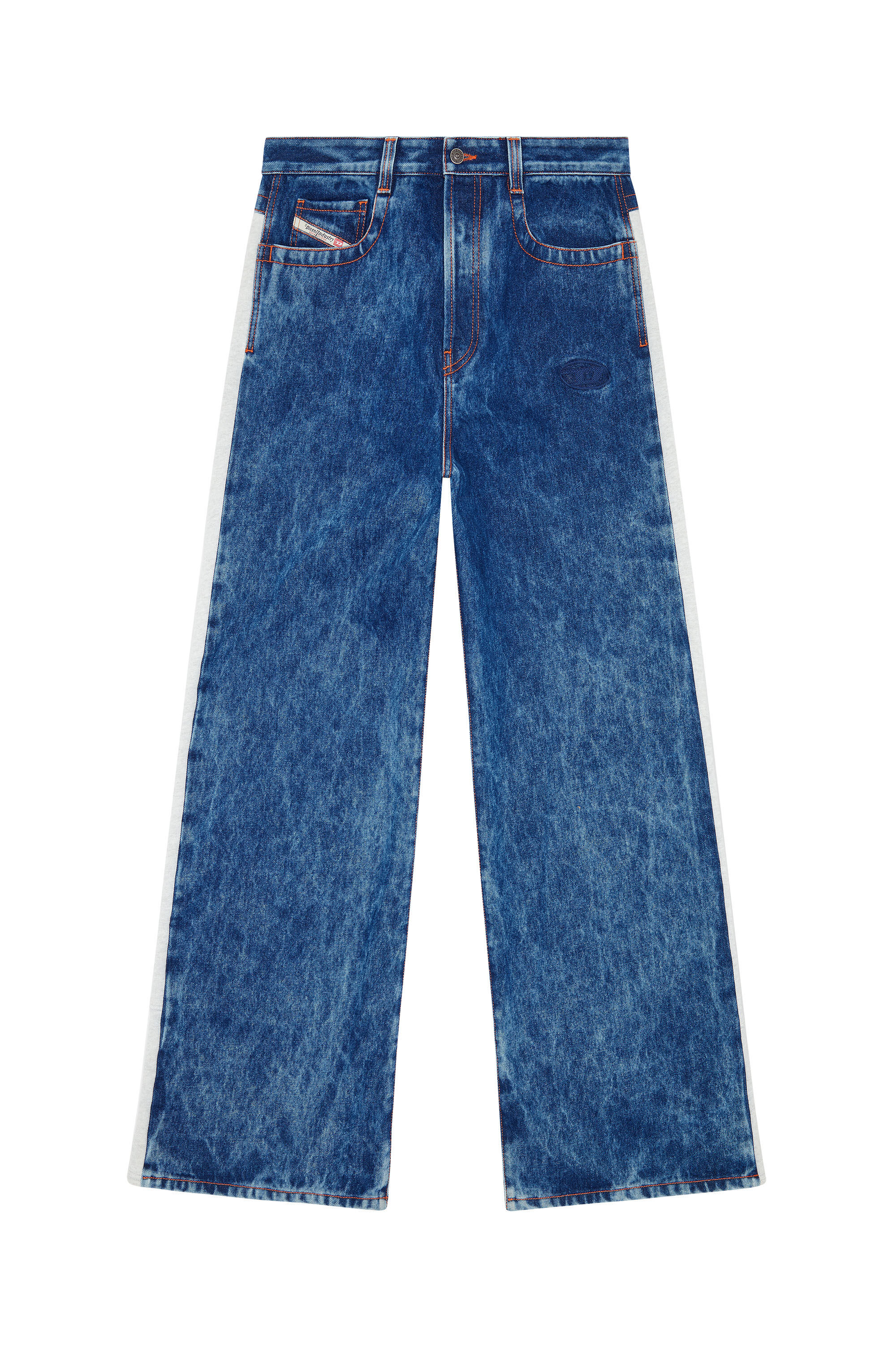 Diesel - Straight Jeans D-Riser 0EMAD, Dunkelblau - Image 2