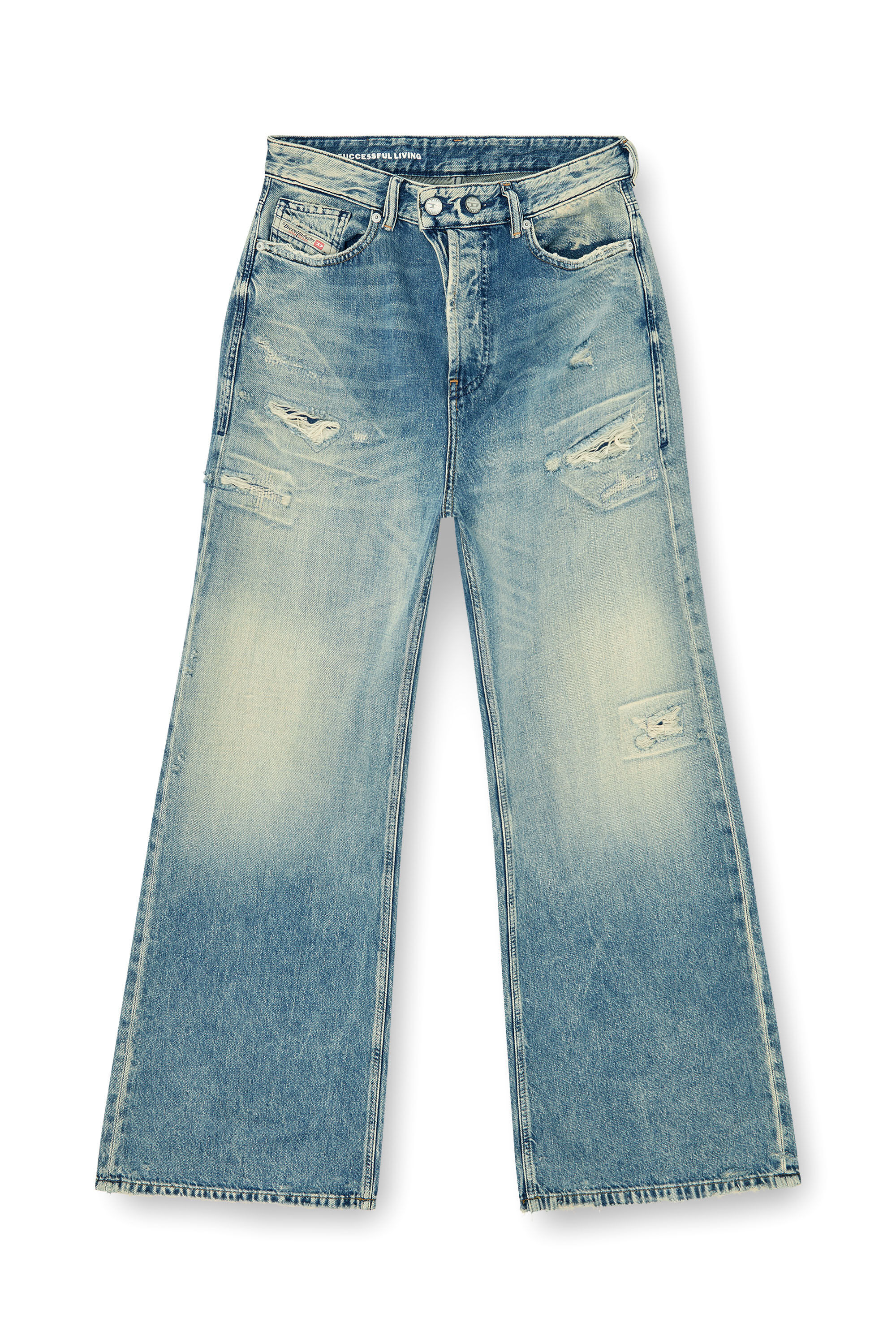 Diesel - Damen Relaxed Jeans 1996 D-Sire 09P62, Mittelblau - 6
