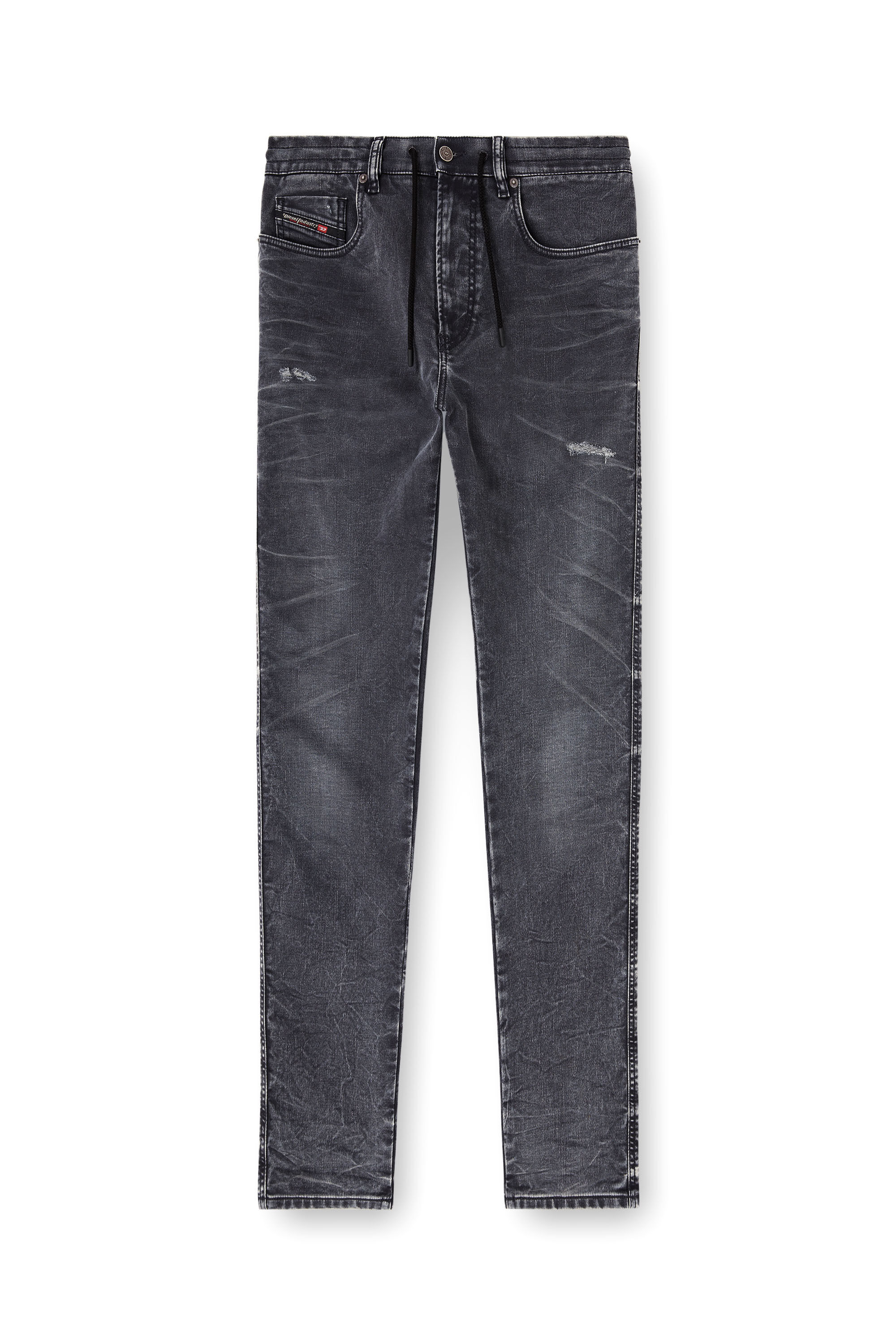 Herren Slim Jeans | Schwarz/Dunkelgrau | Diesel 2062 D-Strukt