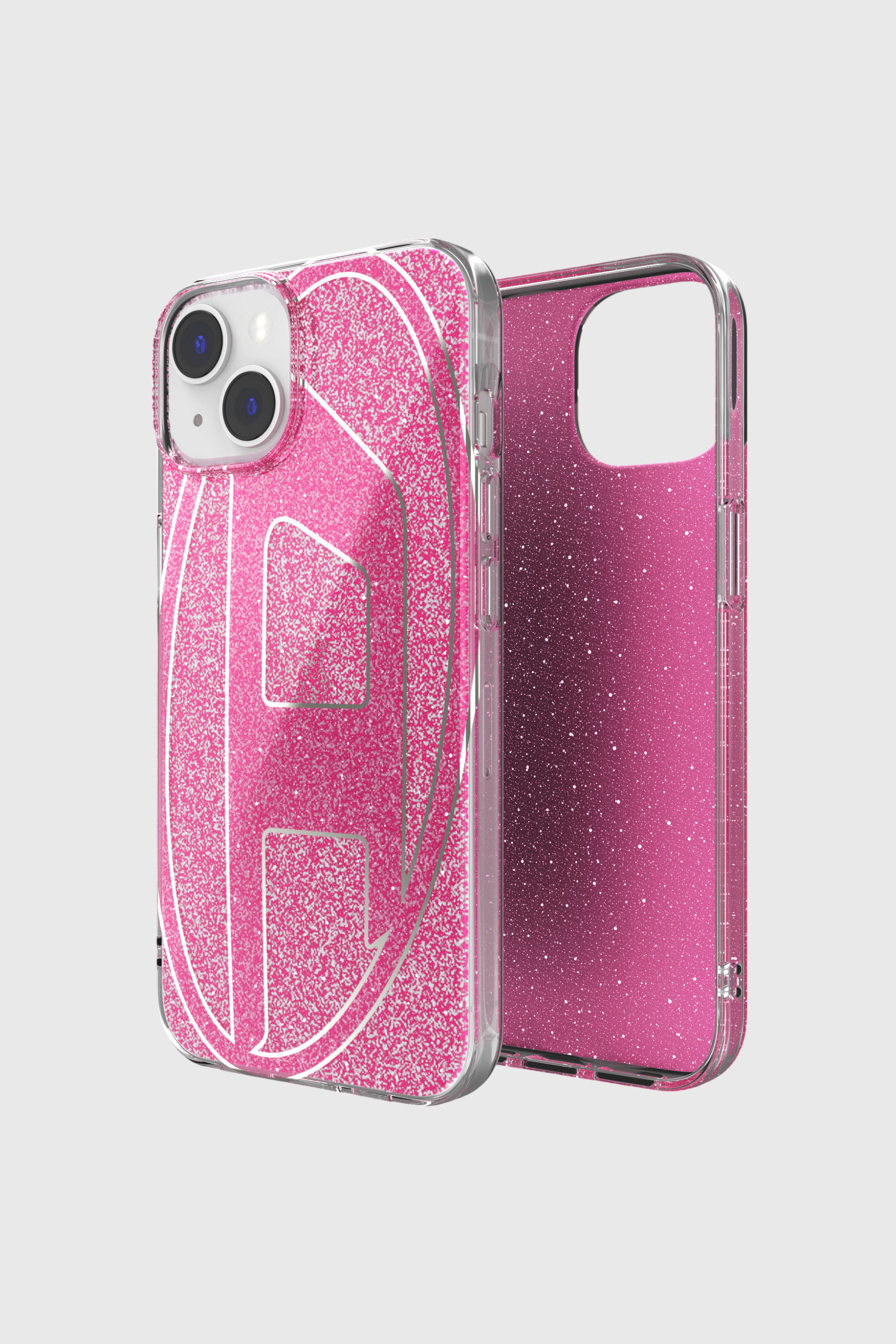 Diesel - 60034 AOP CASE, Unisex Glitter Case f&uuml;r iP 13/ 14 in Rosa - 1