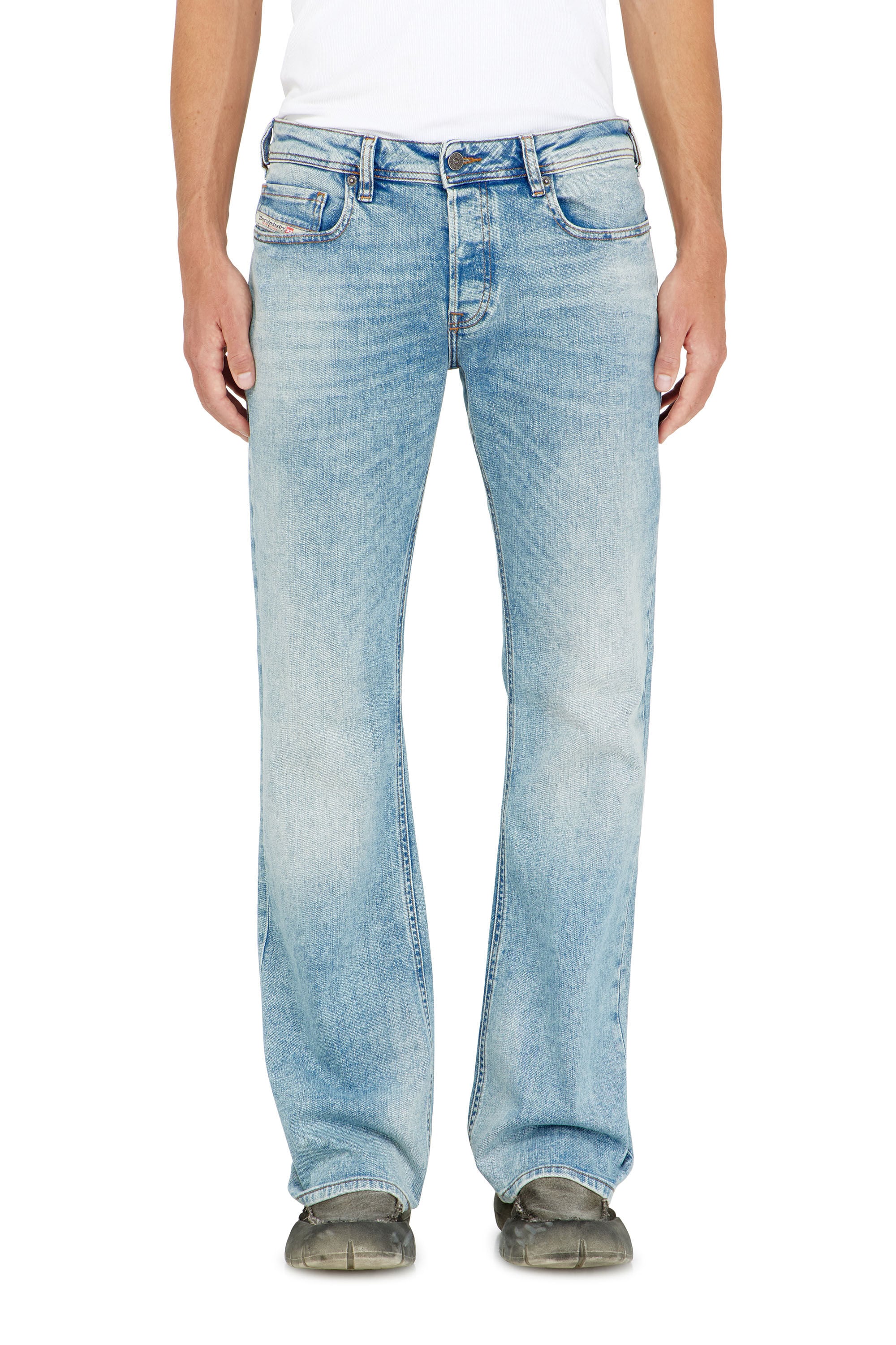 Diesel - Bootcut Jeans 2007 Zatiny 0DBDV Homme, Bleu Clair - Image 4