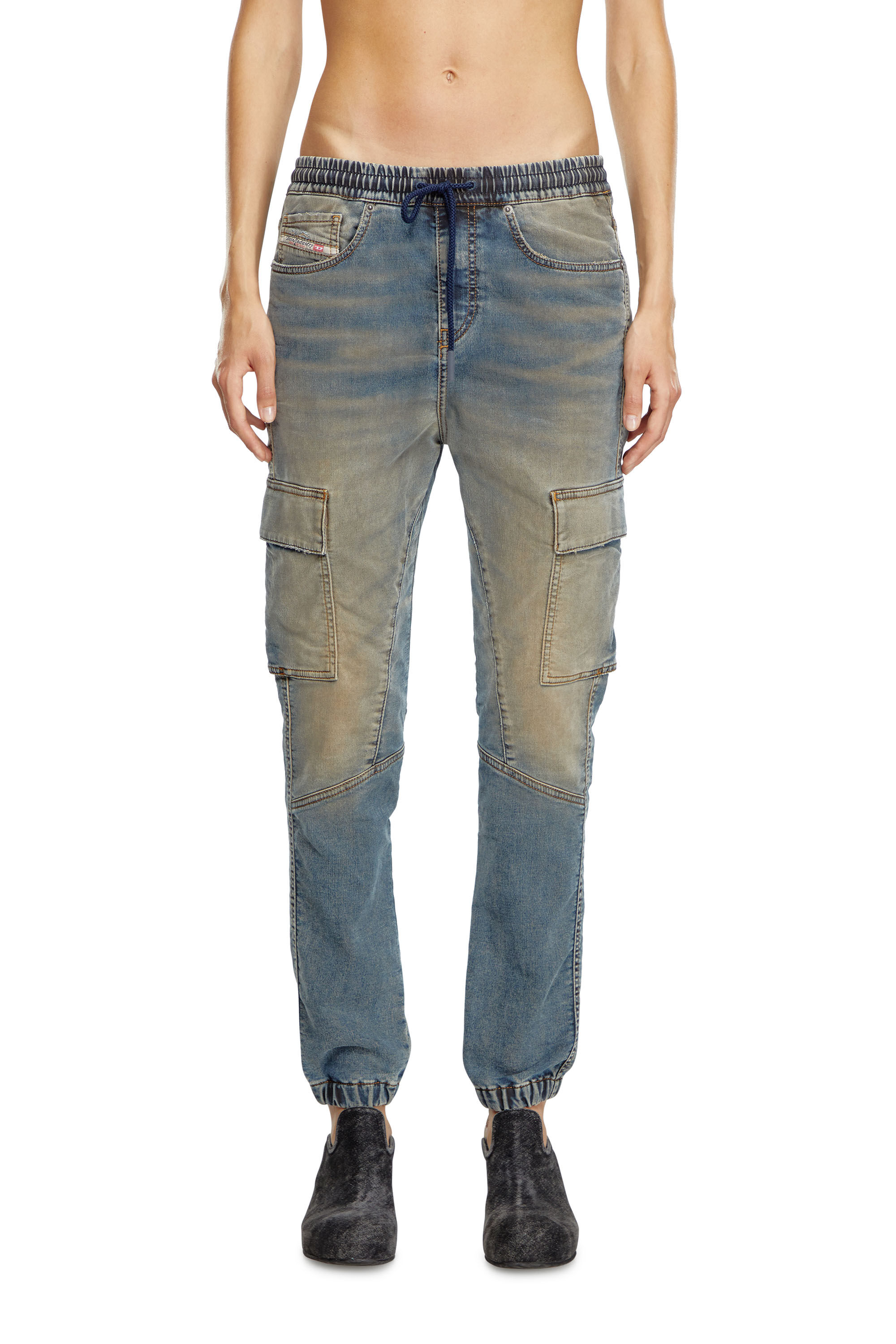 Diesel - Femme Slim 2051 D-Ursy Joggjeans® 068MB, Bleu moyen - Image 3