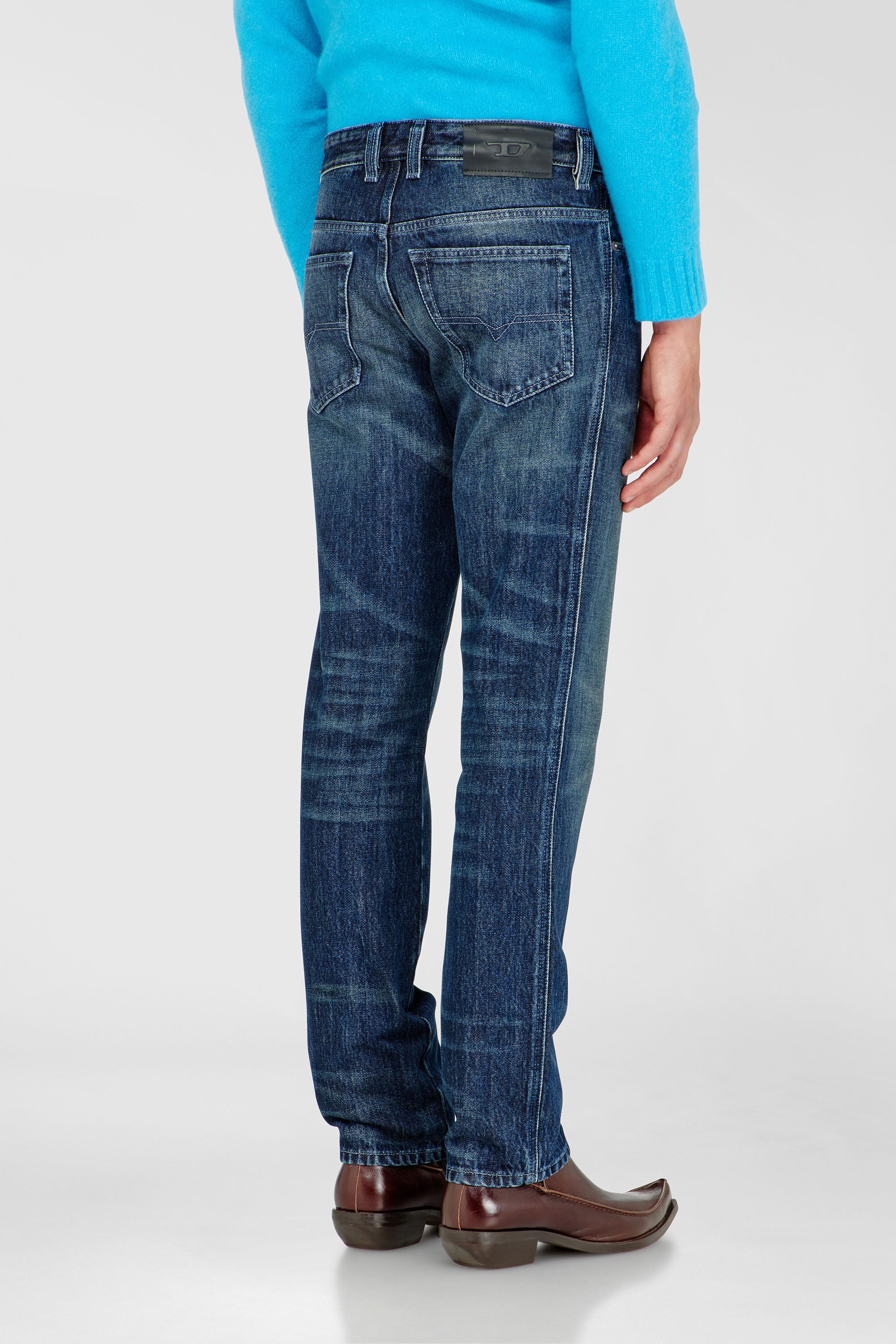 Diesel - Man's Slim Jeans 1993 D-Vyl 007FZ, Dark Blue - 5