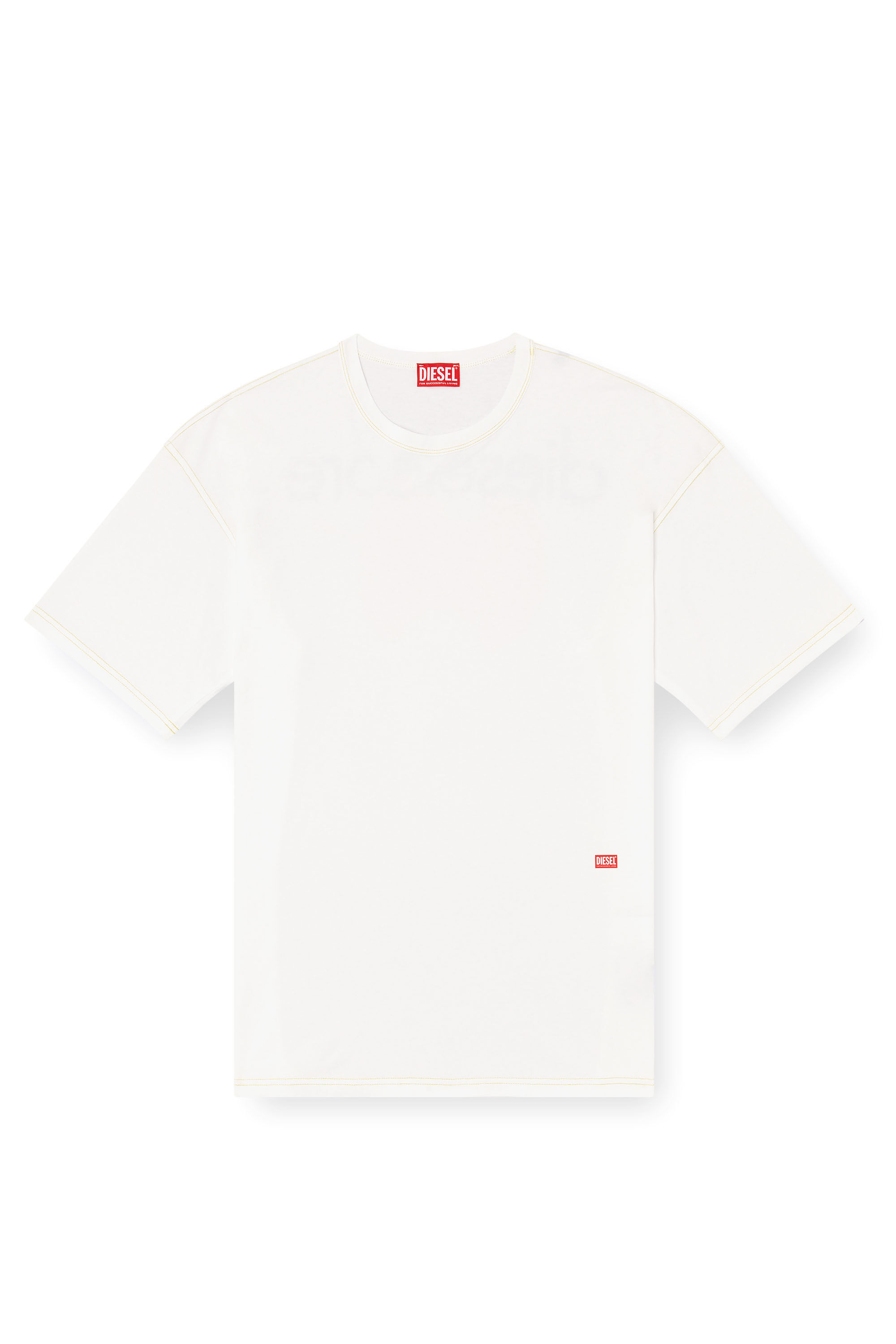 Diesel - T-BOXT-R18, Herren T-Shirt mit Apfelkern-Print in Weiß - 2