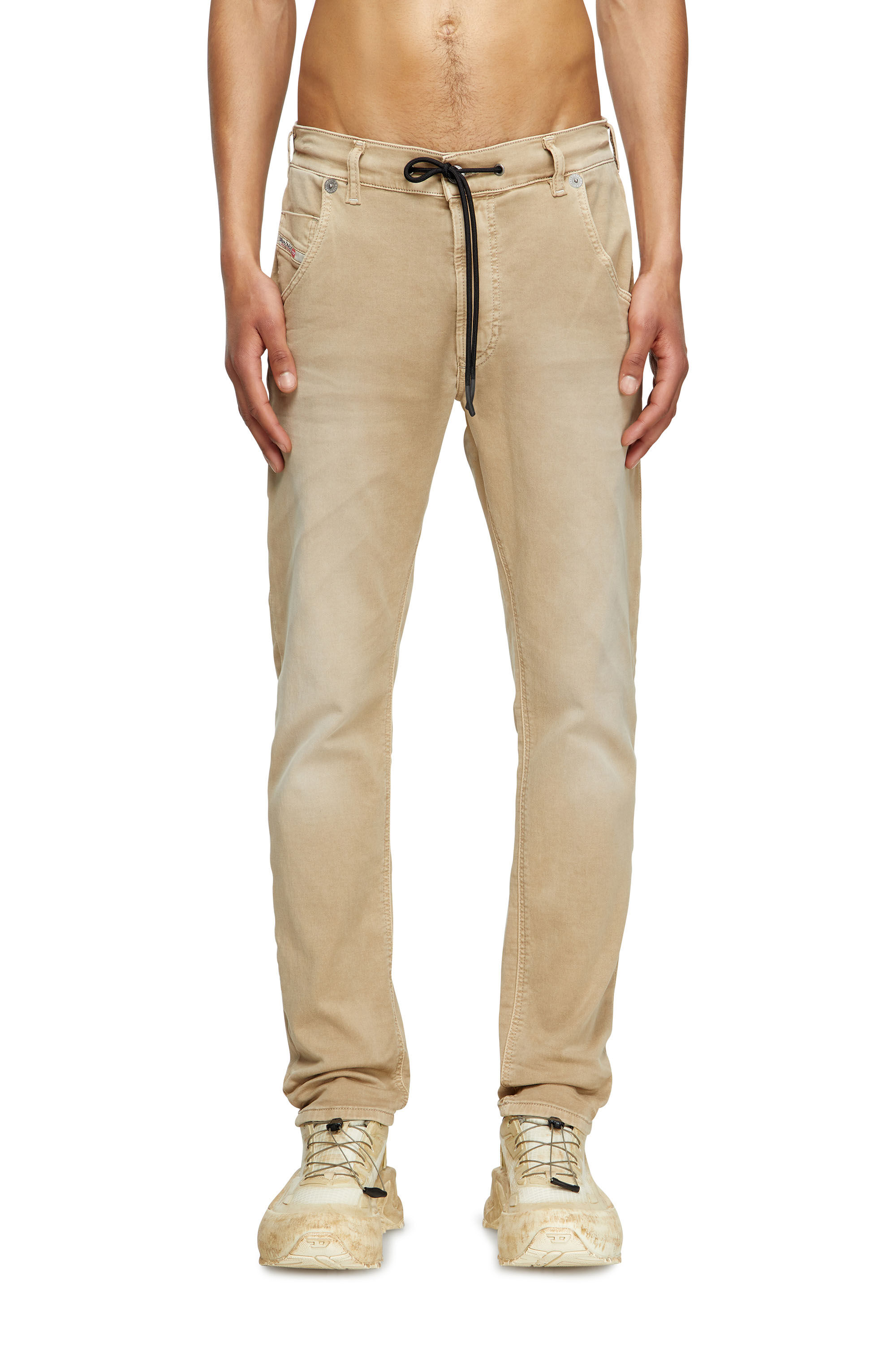 Diesel - Herren Regular 2030 D-Krooley Joggjeans® 0670M, Beige - 3