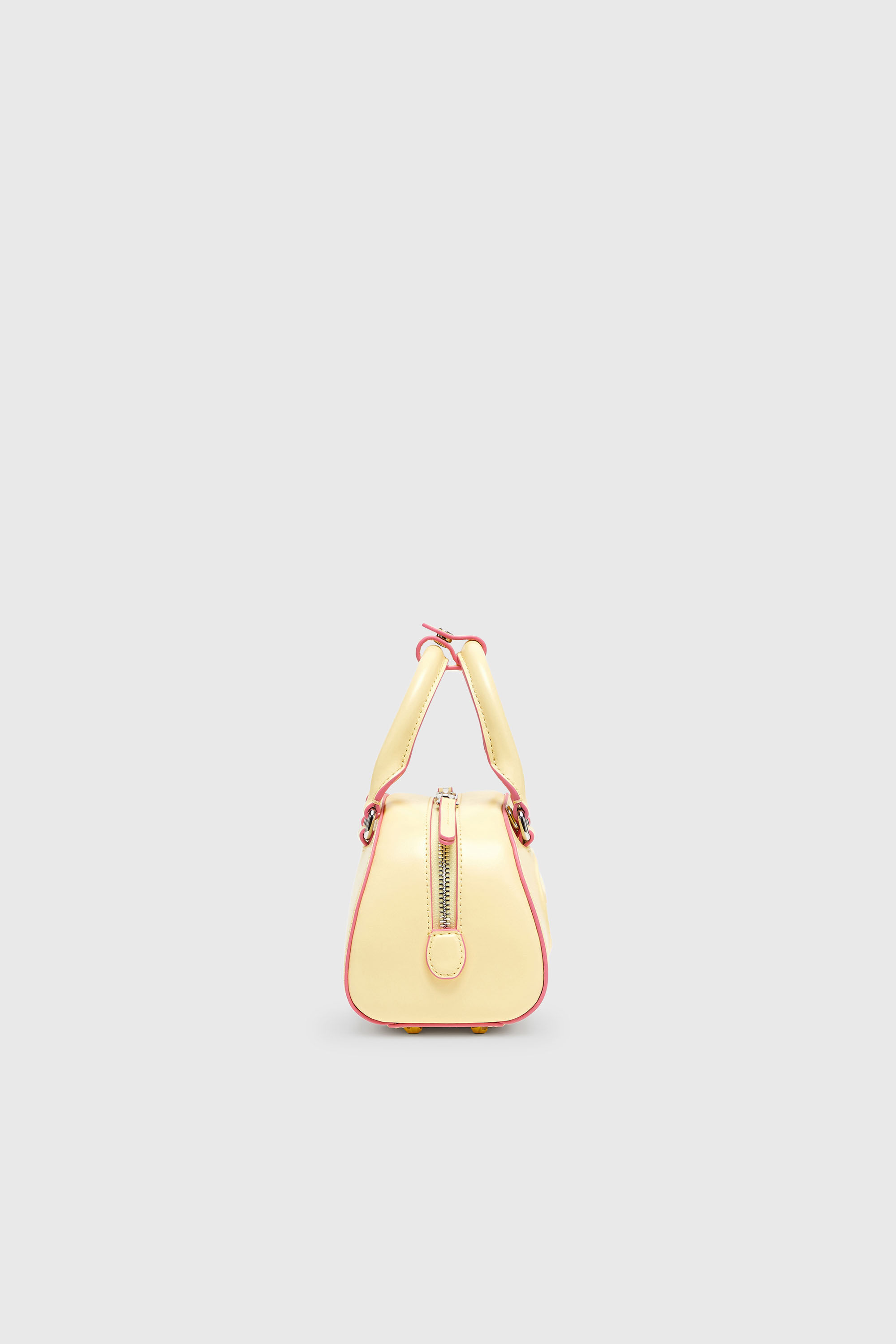 Diesel - 1DR DOME CROSSBODY, 1DR Dome-Borsa bowling piccola in pelle Donna in Giallo - 5