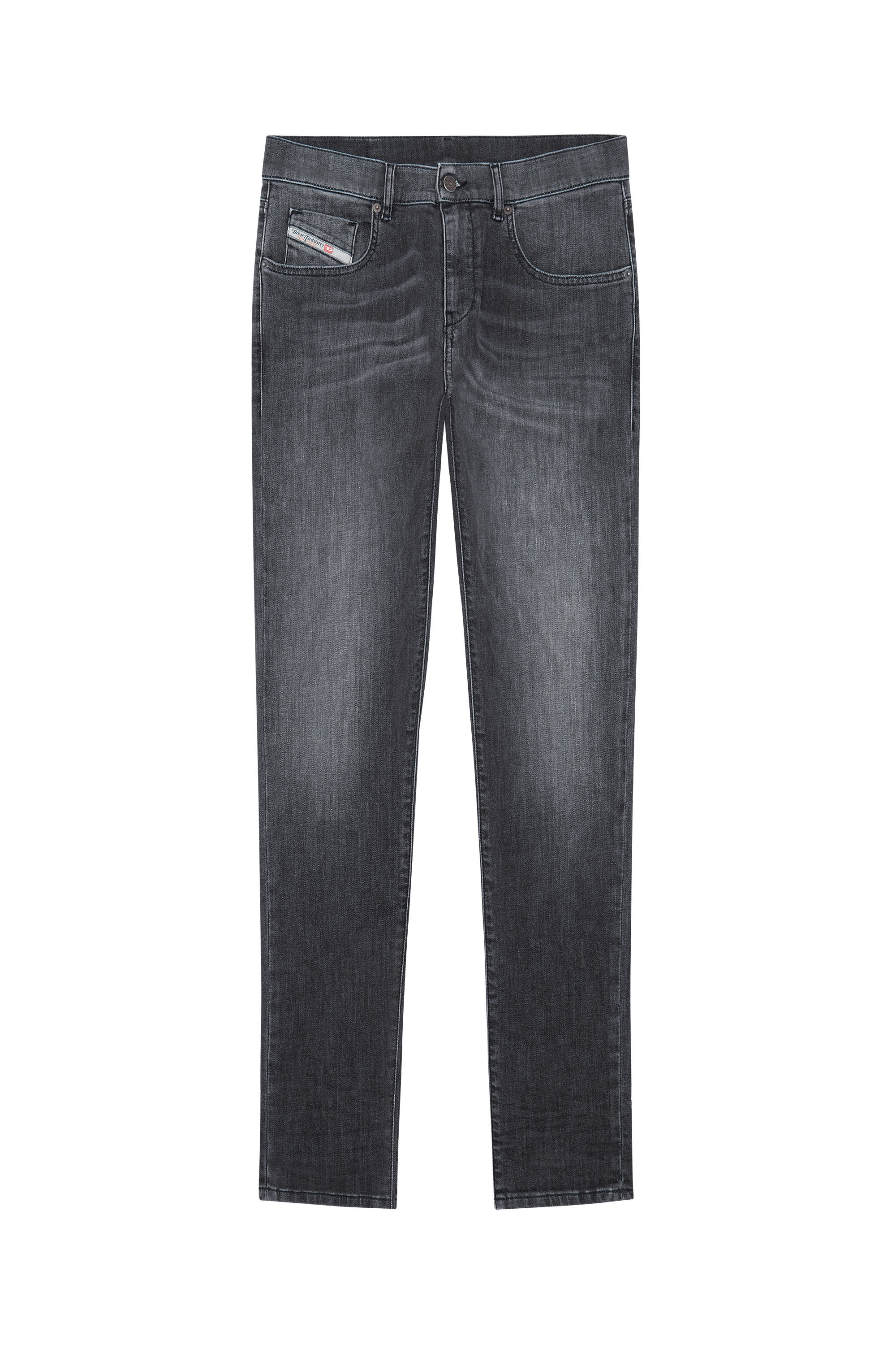 Diesel - D-Strukt JoggJeans® 09D52 Slim, Black/Dark grey - Image 2