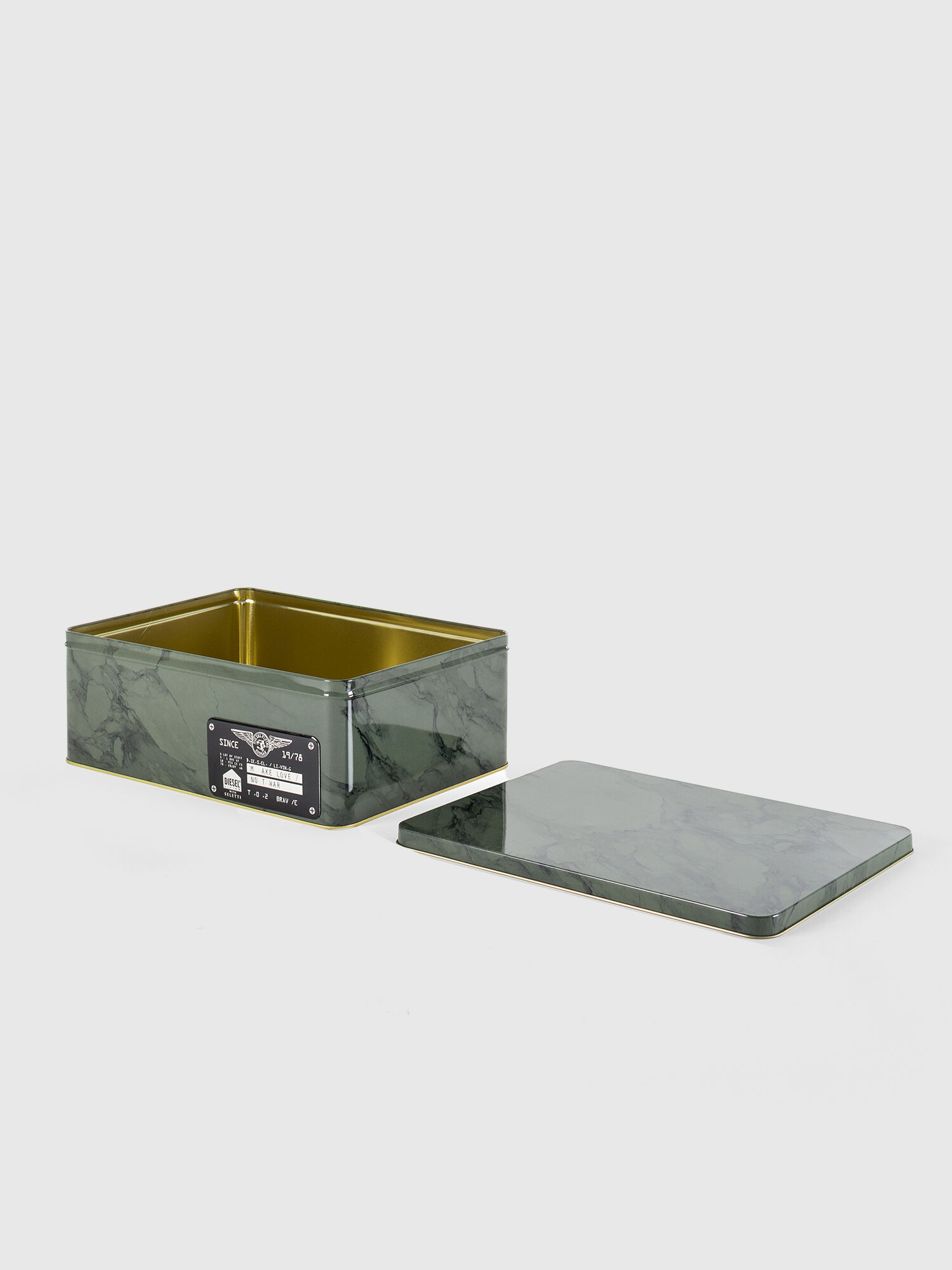 Diesel - 11101 SURVIVAL, Unisex Olivgrüne Metallbox mit Deckel in Armeegrün - 4
