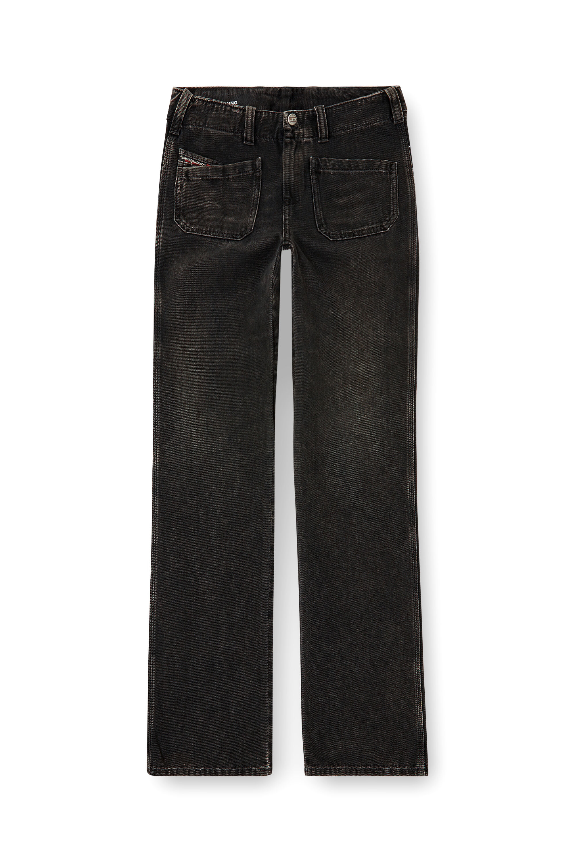 Diesel - Bootcut Jeans D-Keate 09J96 Femme, Noir/Gris foncé - Image 2