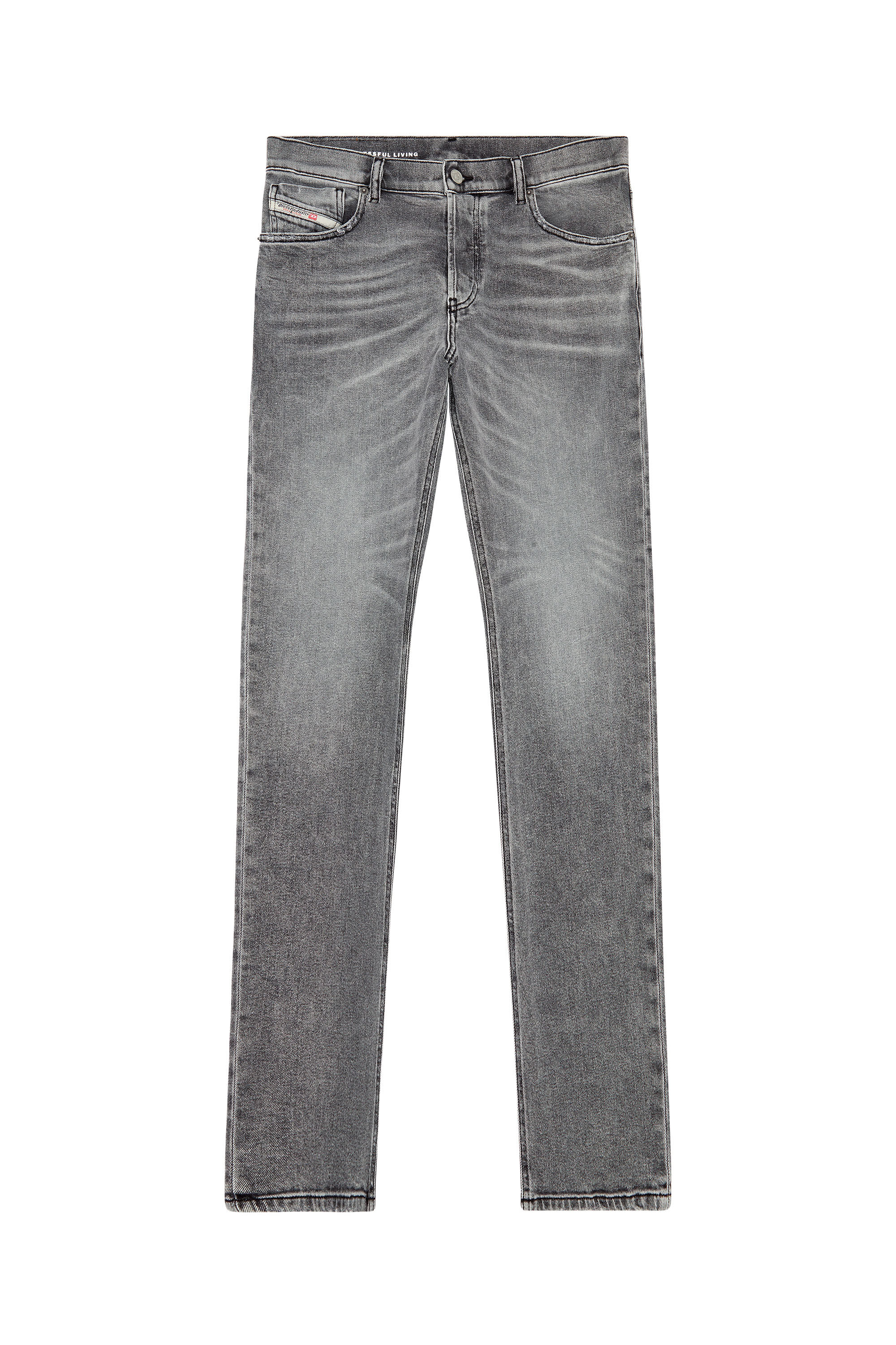 Diesel - Straight Jeans 1995 D-Sark 09H47, Gris - Image 2