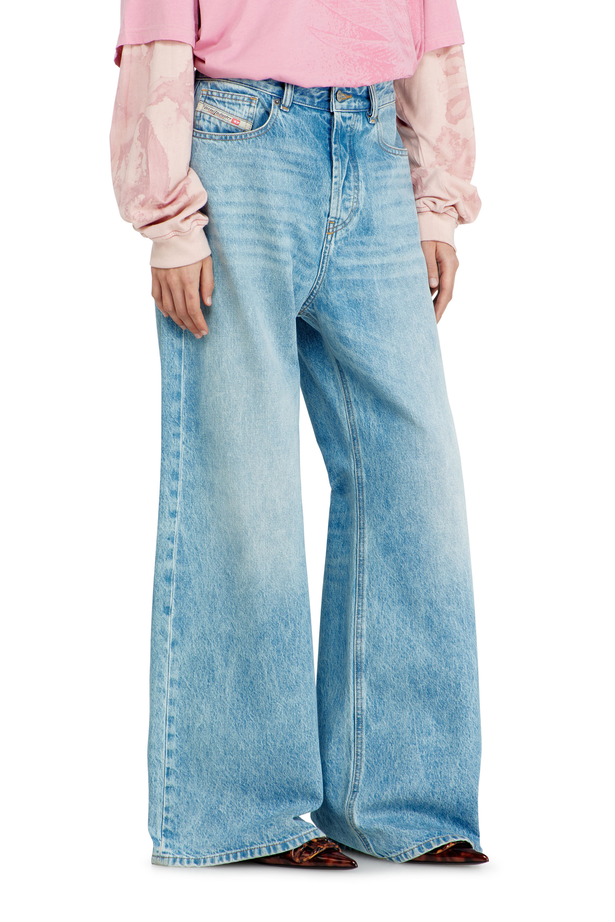 Diesel - Relaxed Jeans 1996 D-Sire 09I29 Mixte, Bleu Clair - Image 9