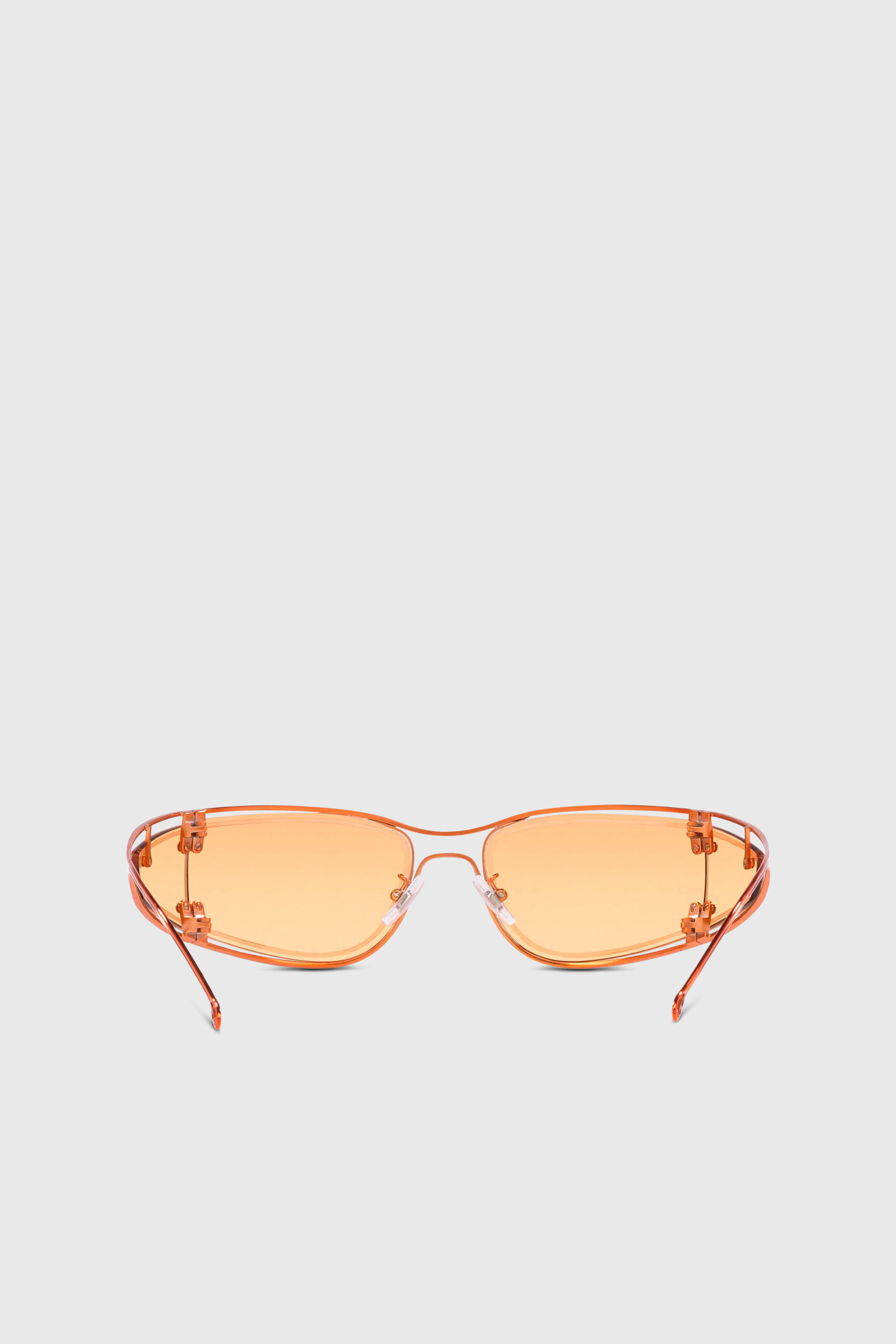 Diesel - 0DL1001, Unisex Sonnenbrille in Wraparound-Konstruktion in Orange - 5