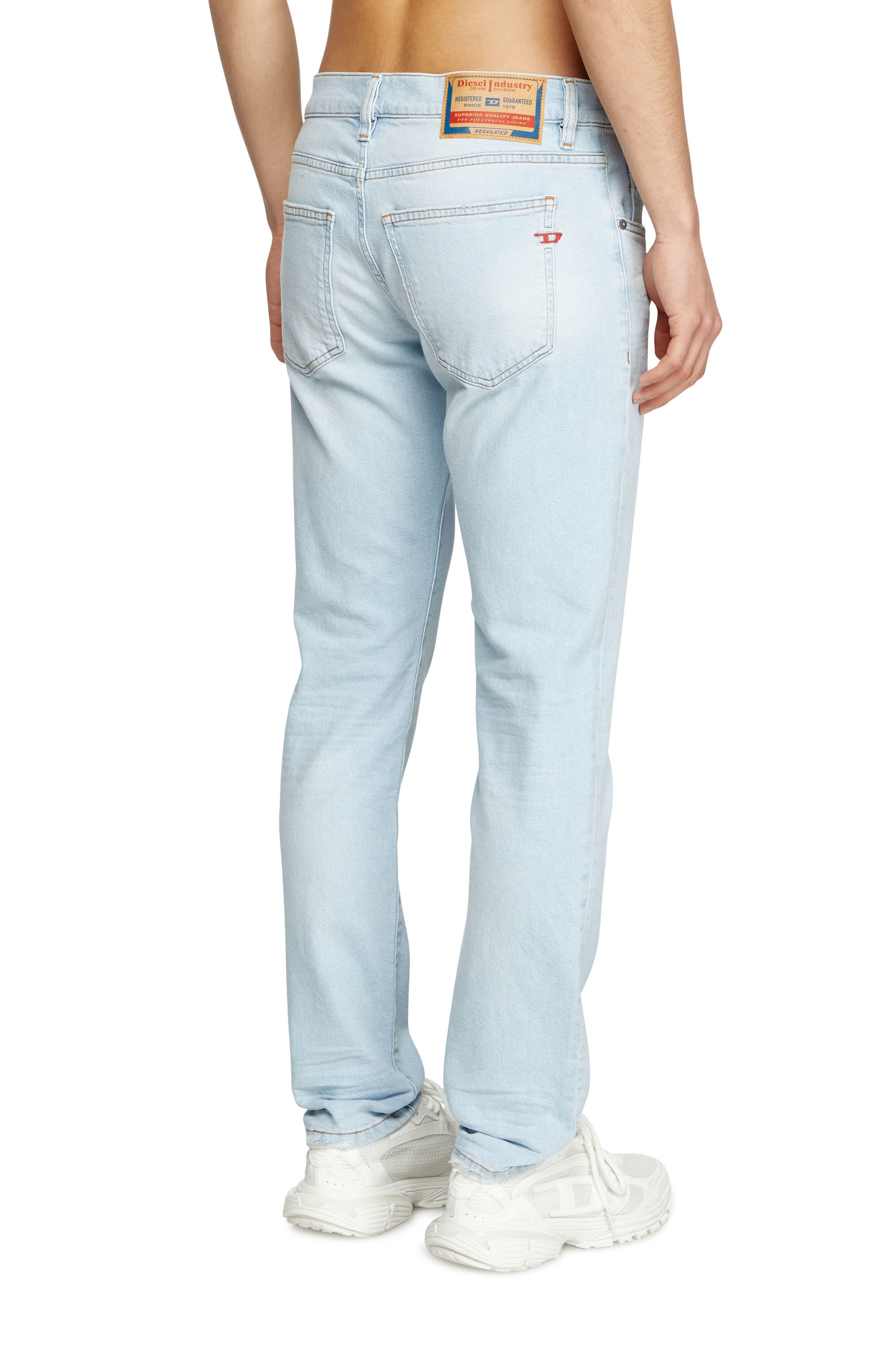 Diesel - Slim Jeans 2019 D-Strukt 0CLBF Homme, Bleu Clair - Image 4