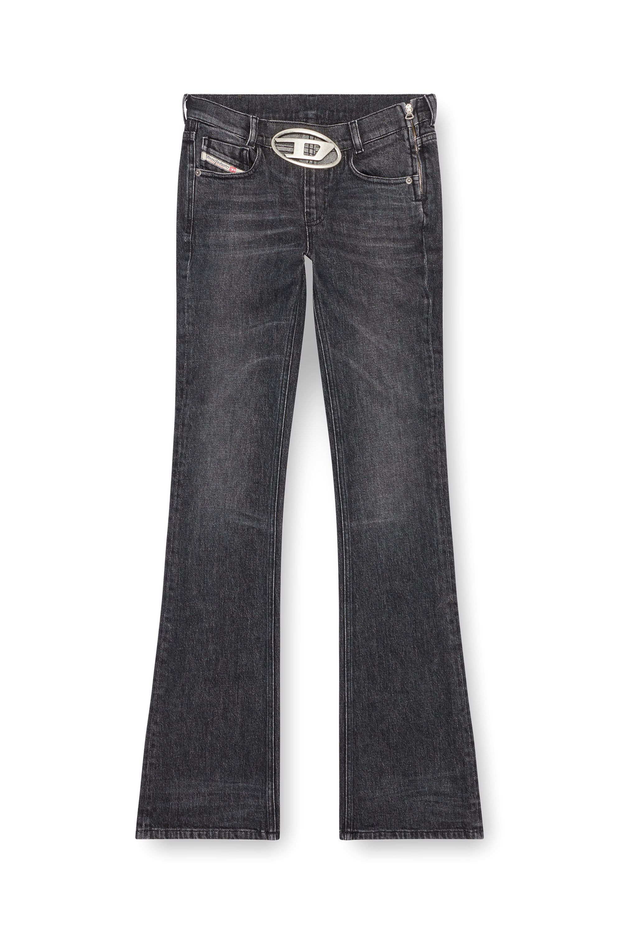 Diesel - Donna Bootcut and Flare Jeans 1969 D-Ebbey 0CKAH, Nero/Grigio scuro - Image 2