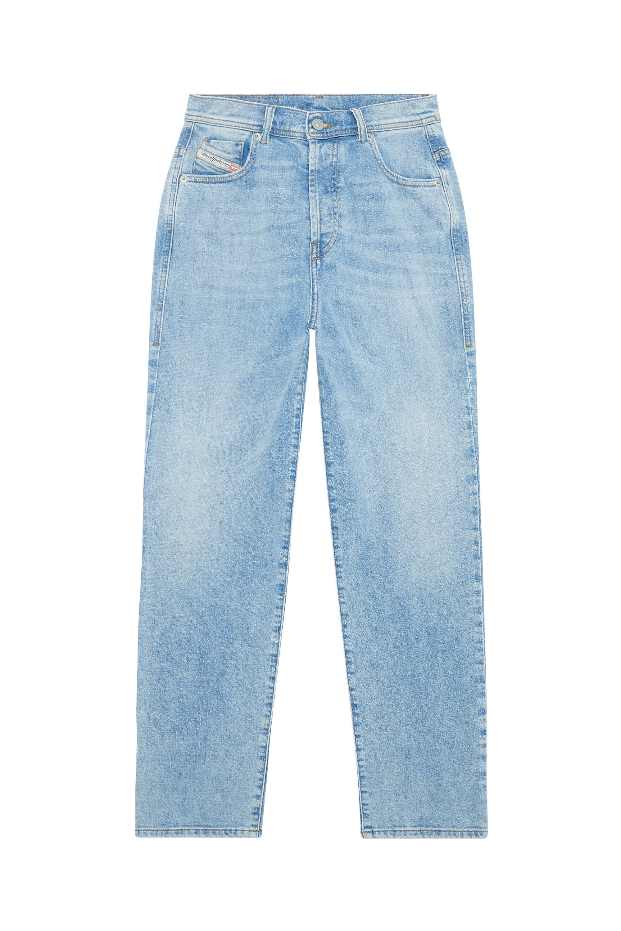 Diesel - Straight Jeans 1956 D-Tulip 09F41, Bleu Clair - Image 2