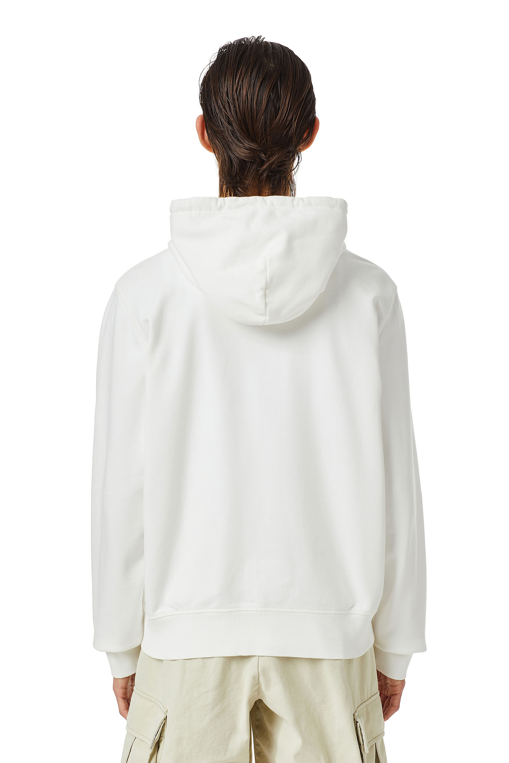 Diesel - S-GINN-HOOD-ZIP-IND, White - Image 4