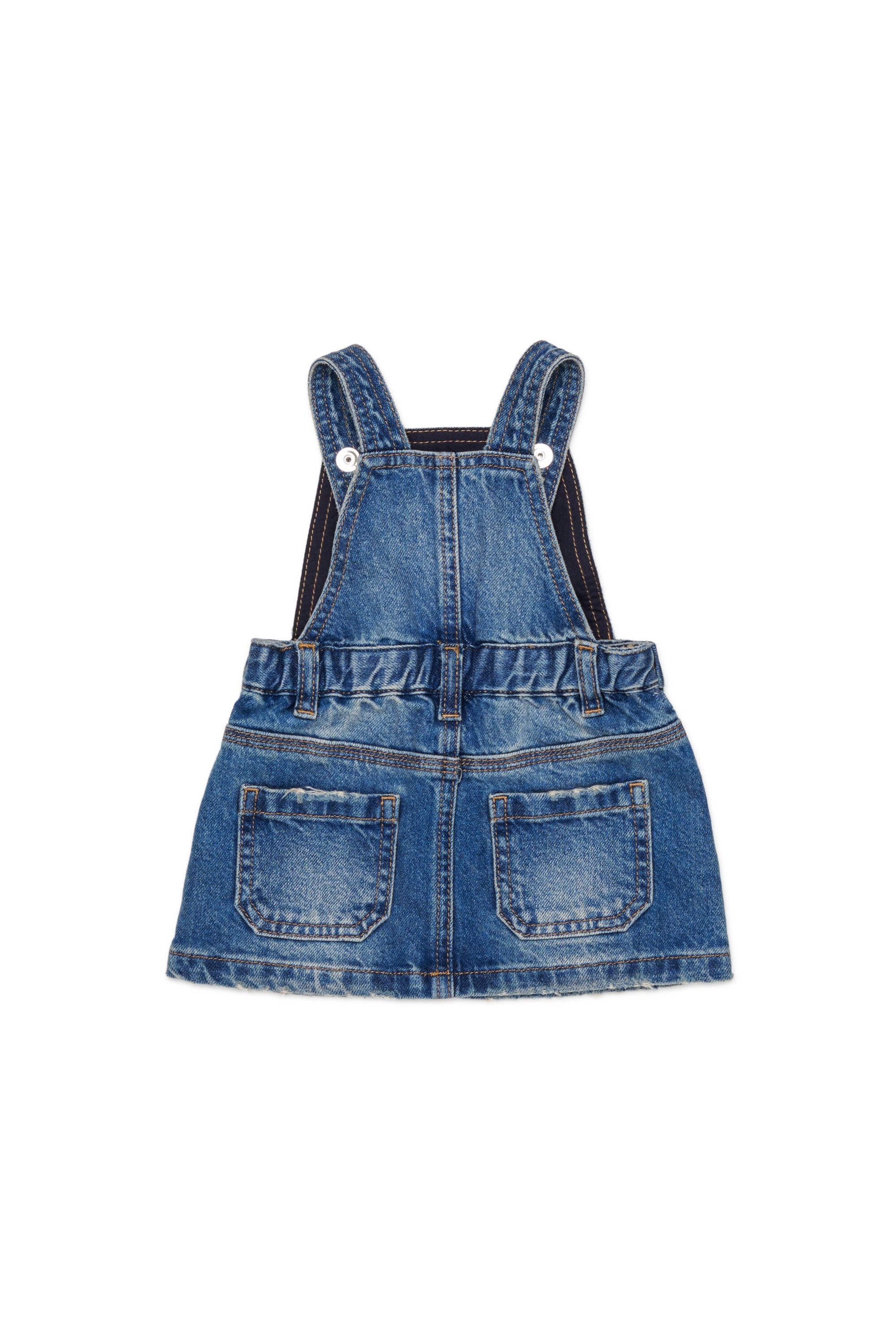 Diesel - JUMIB, Damen Denim-Latzkleid in Mittelblau - 2